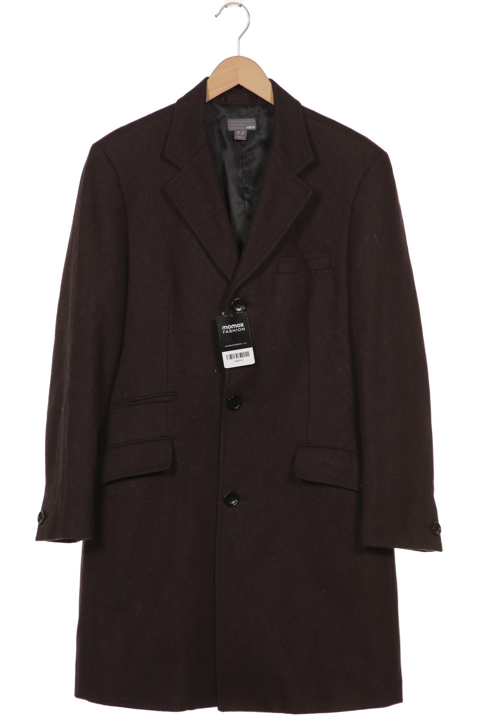 

H&M Herren Mantel, grau, Gr. 48