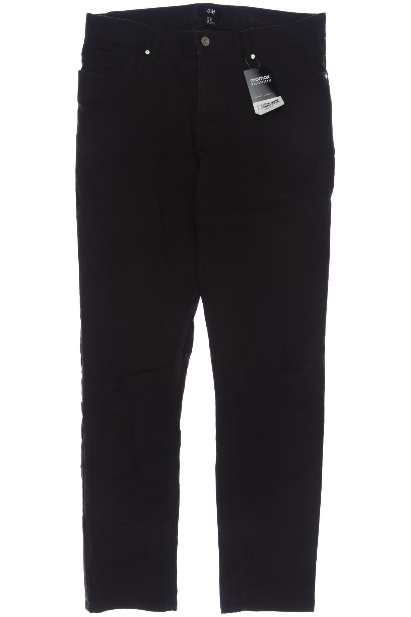 

H&M Herren Stoffhose, braun, Gr. 31