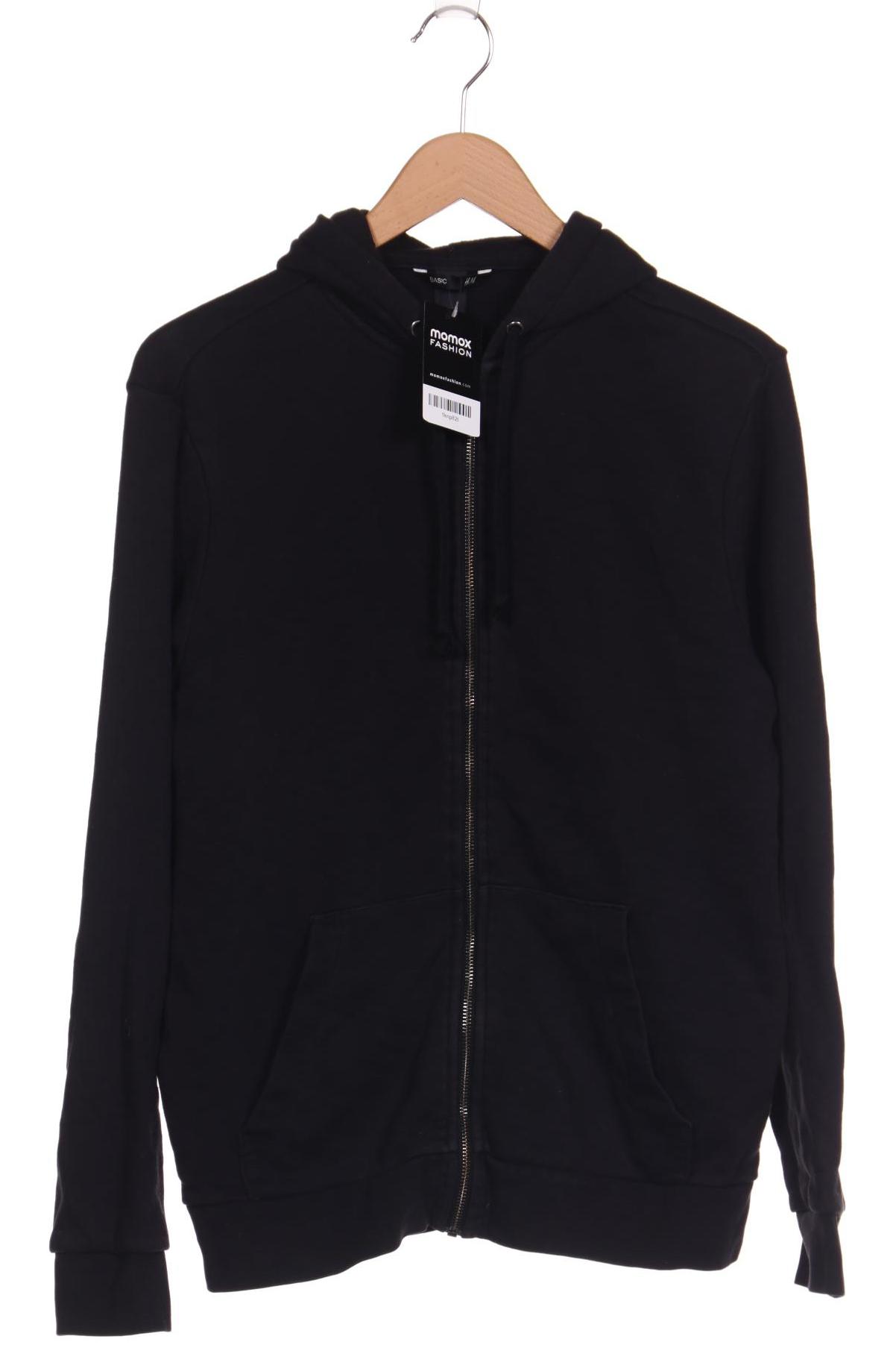 

H&M Herren Kapuzenpullover, schwarz