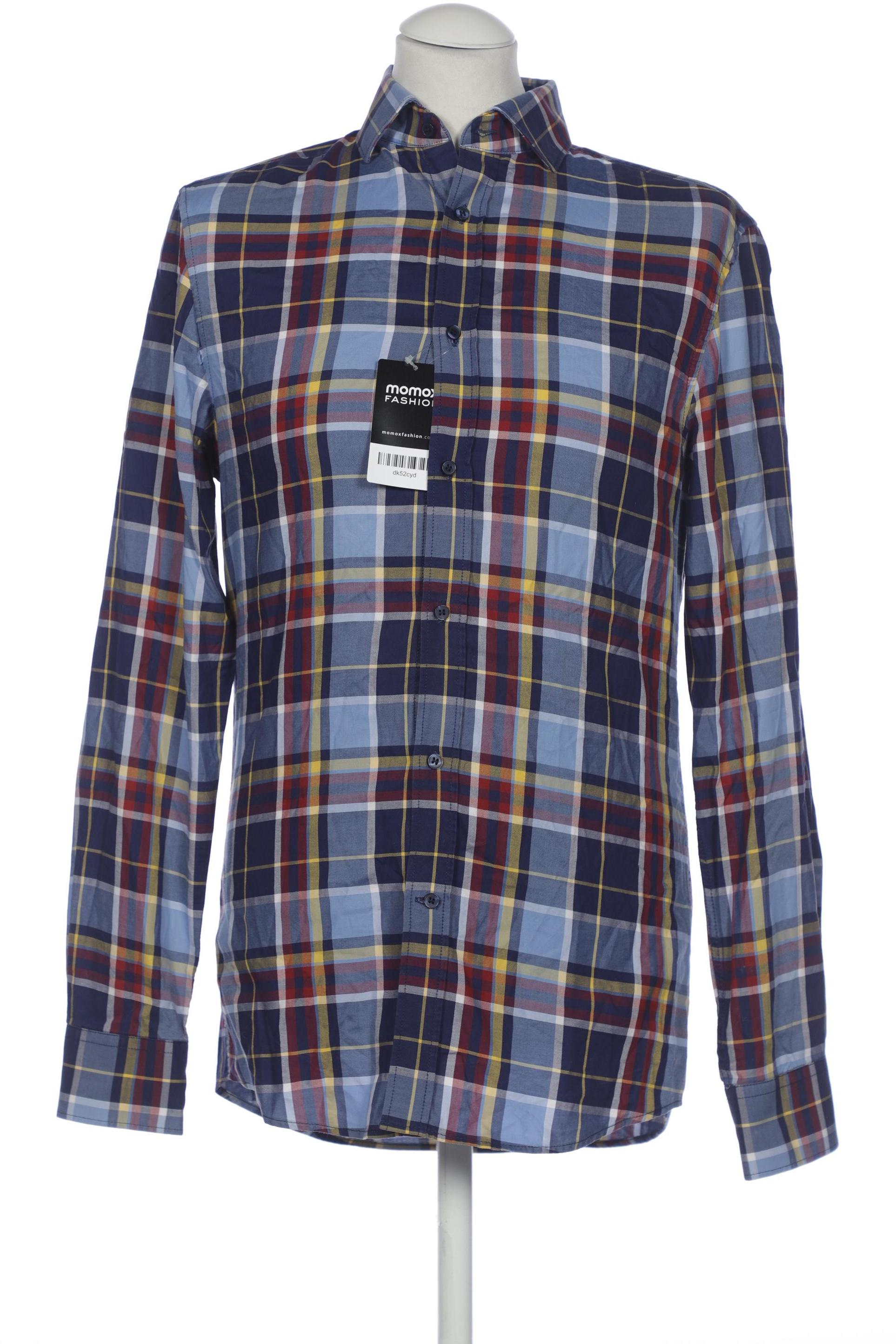 

H&M Herren Hemd, marineblau, Gr. 44