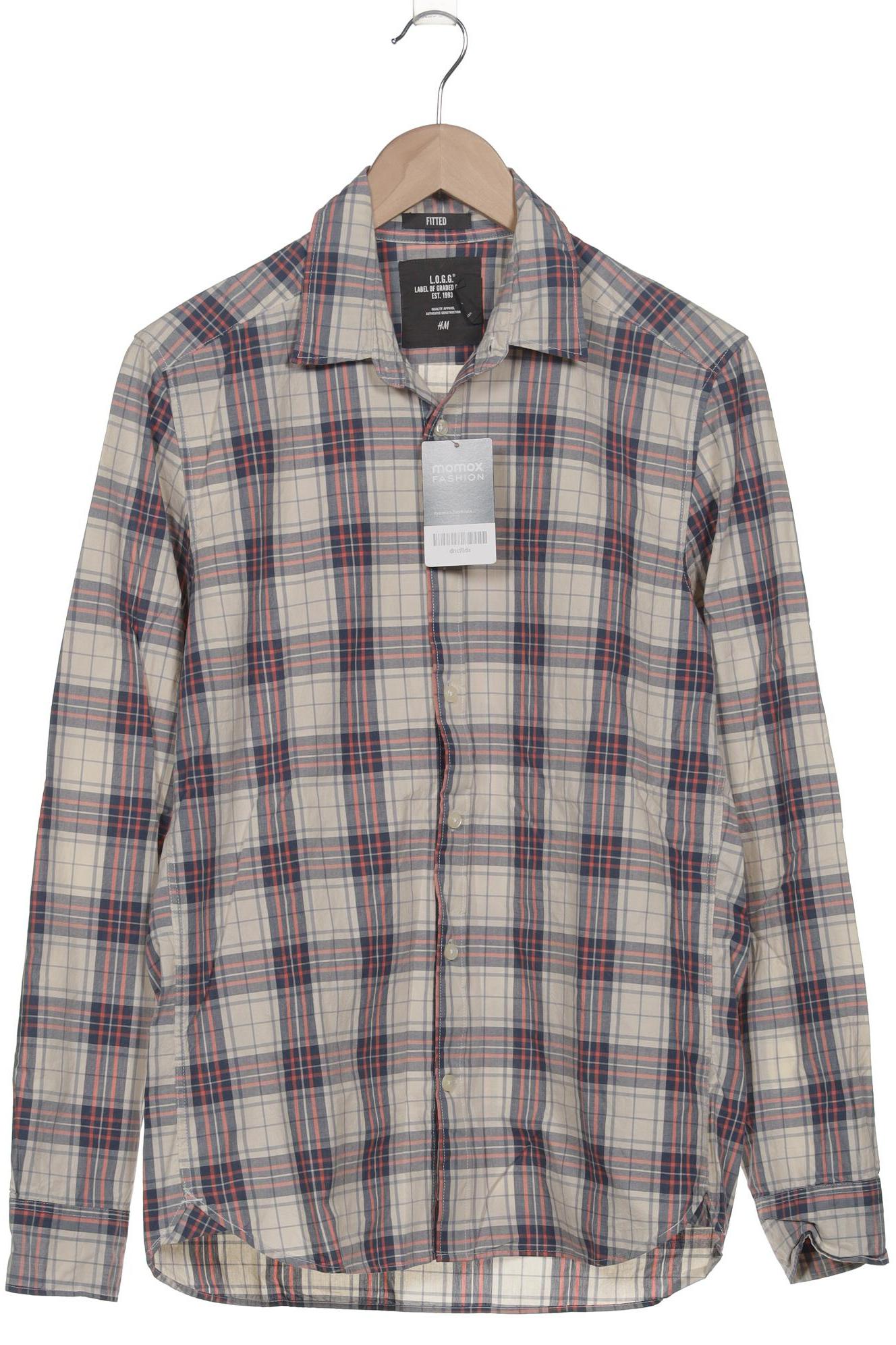 

H&M Herren Hemd, mehrfarbig, Gr. 46