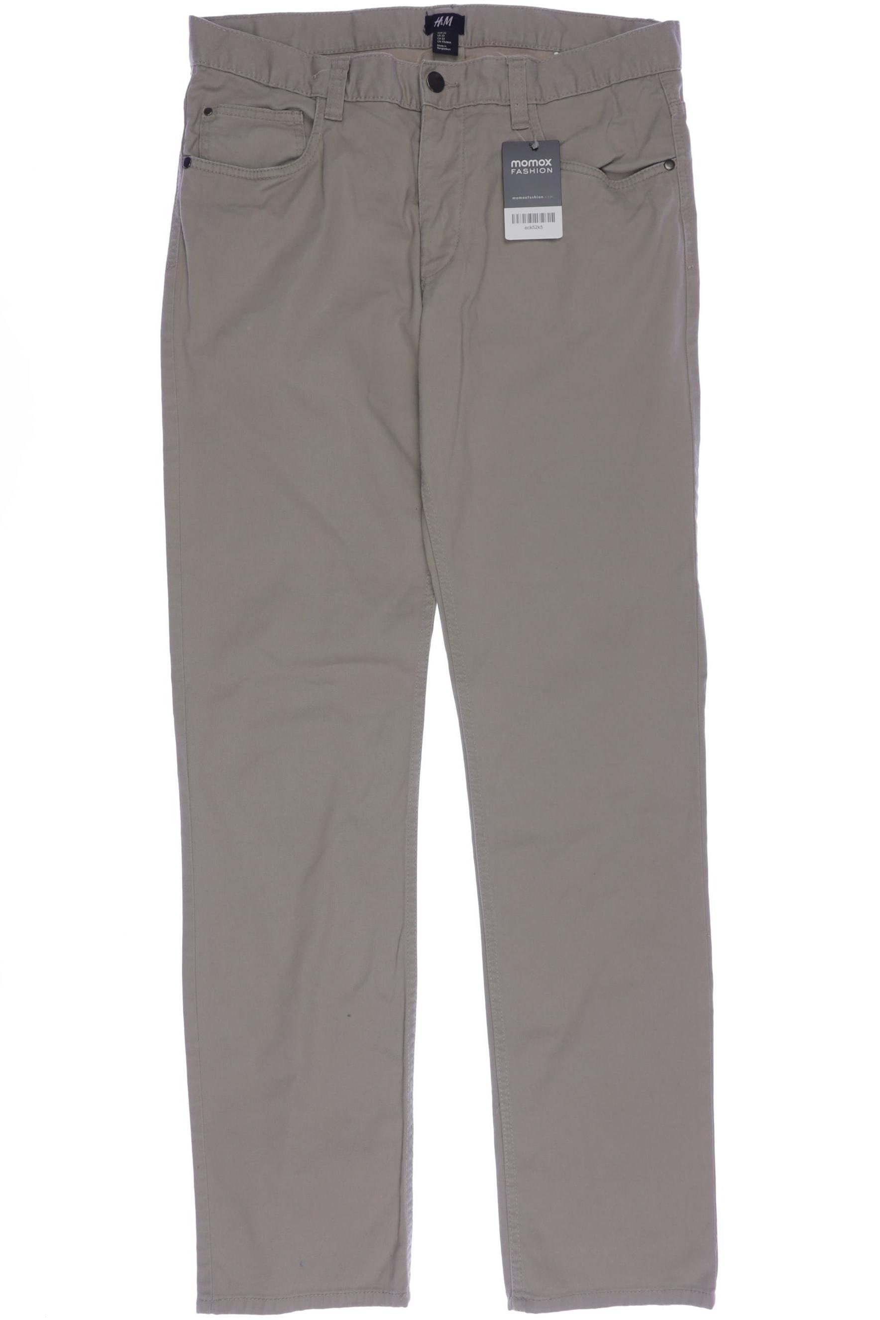

H&M Herren Stoffhose, beige, Gr. 33