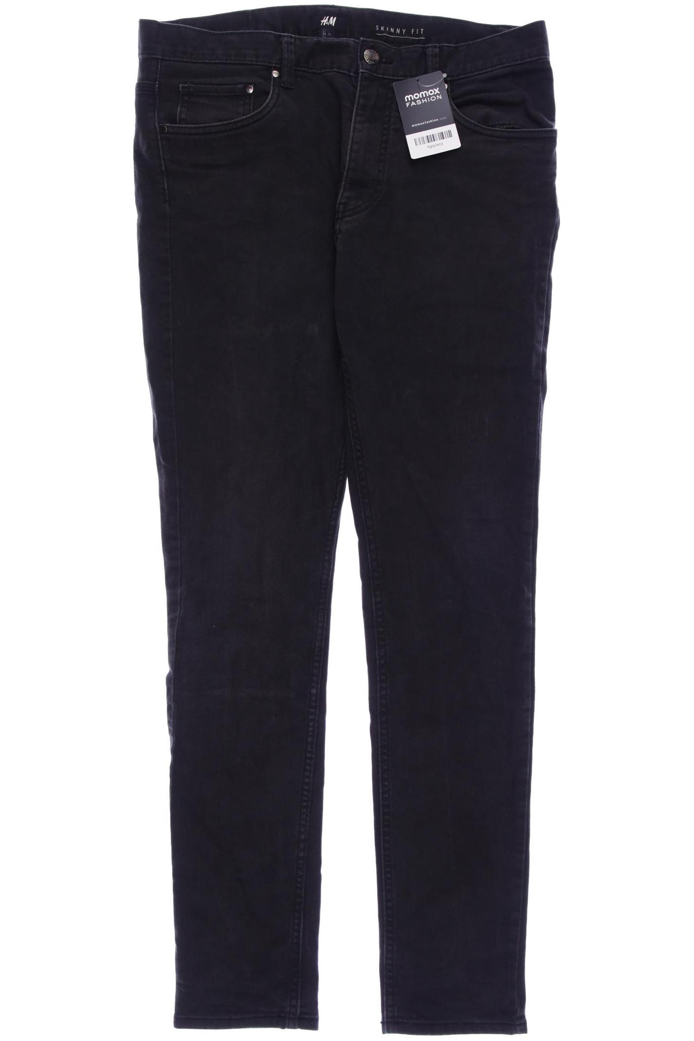 

H&M Herren Jeans, schwarz, Gr. 48