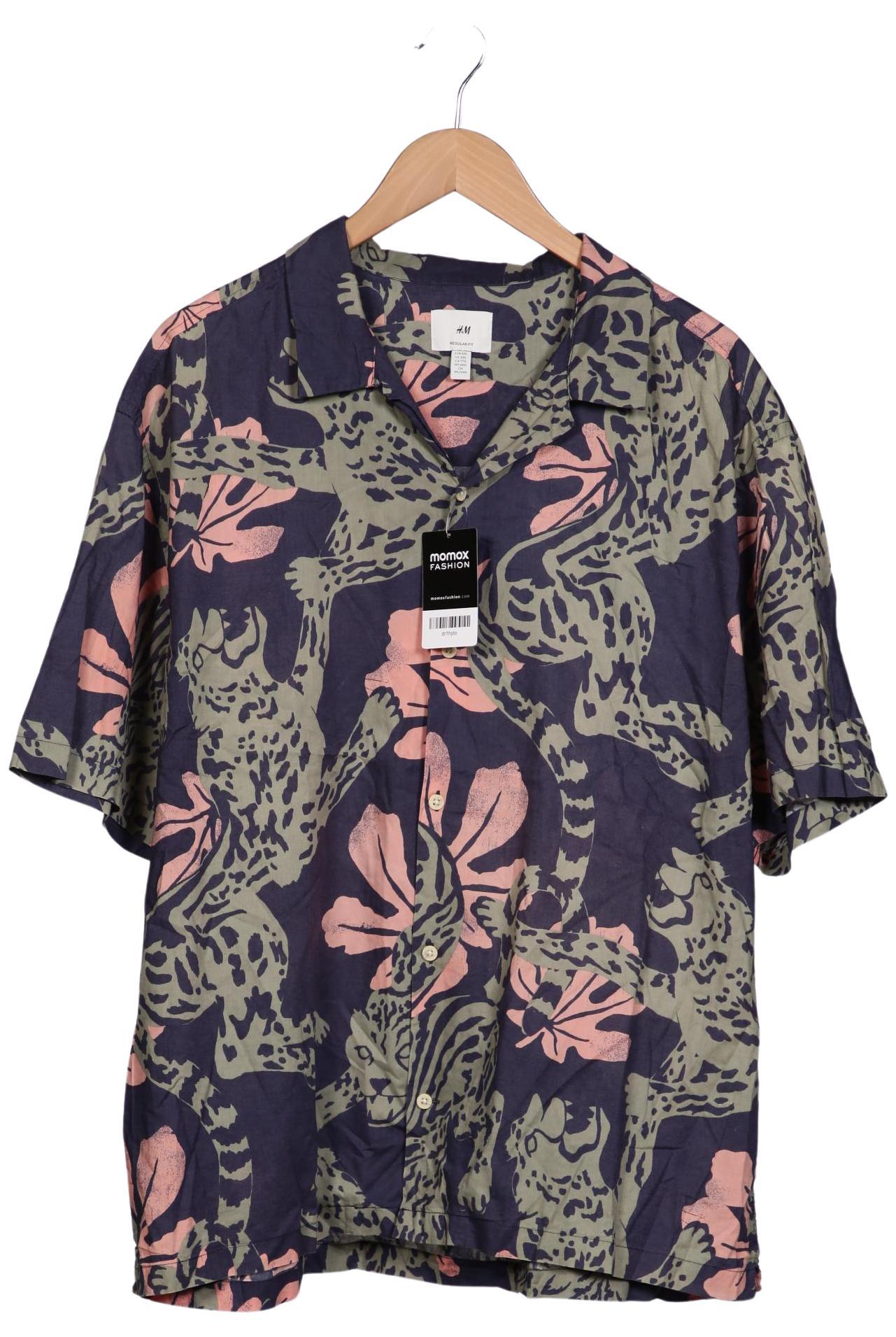 

H&M Herren Hemd, mehrfarbig, Gr. 56