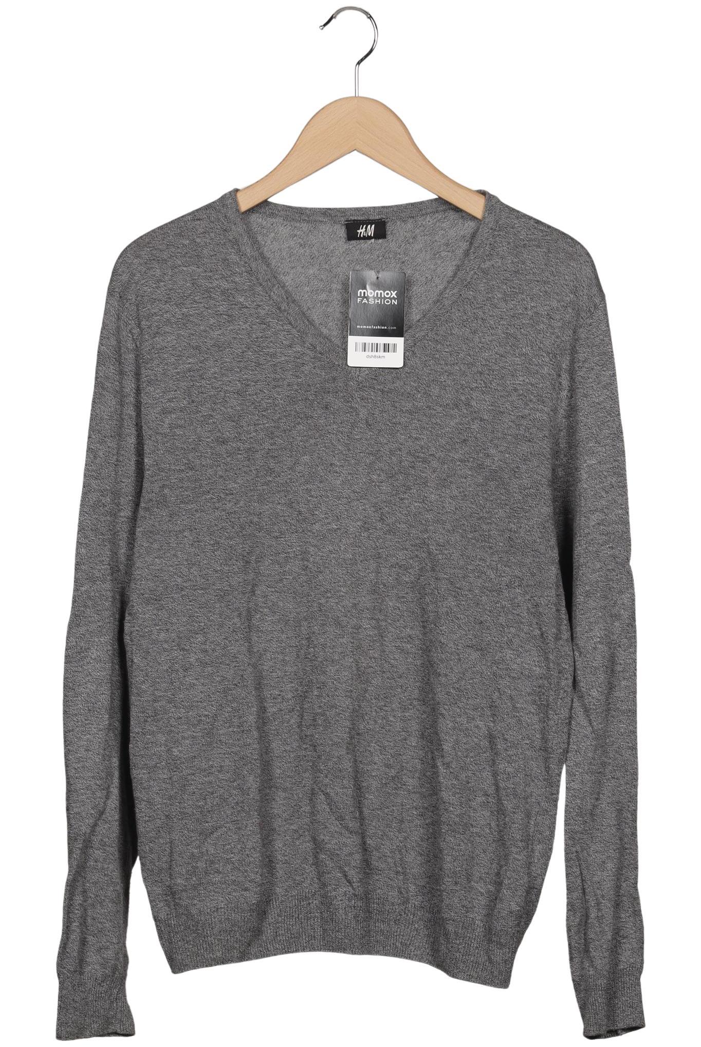 

H&M Herren Pullover, grau, Gr. 48