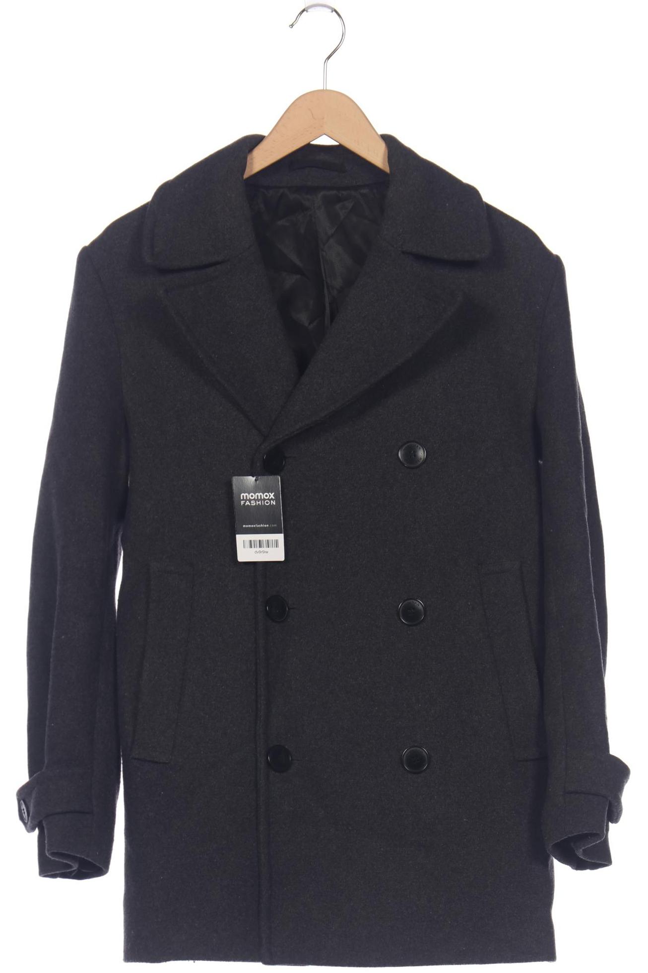 

H&M Herren Mantel, grau, Gr. 46