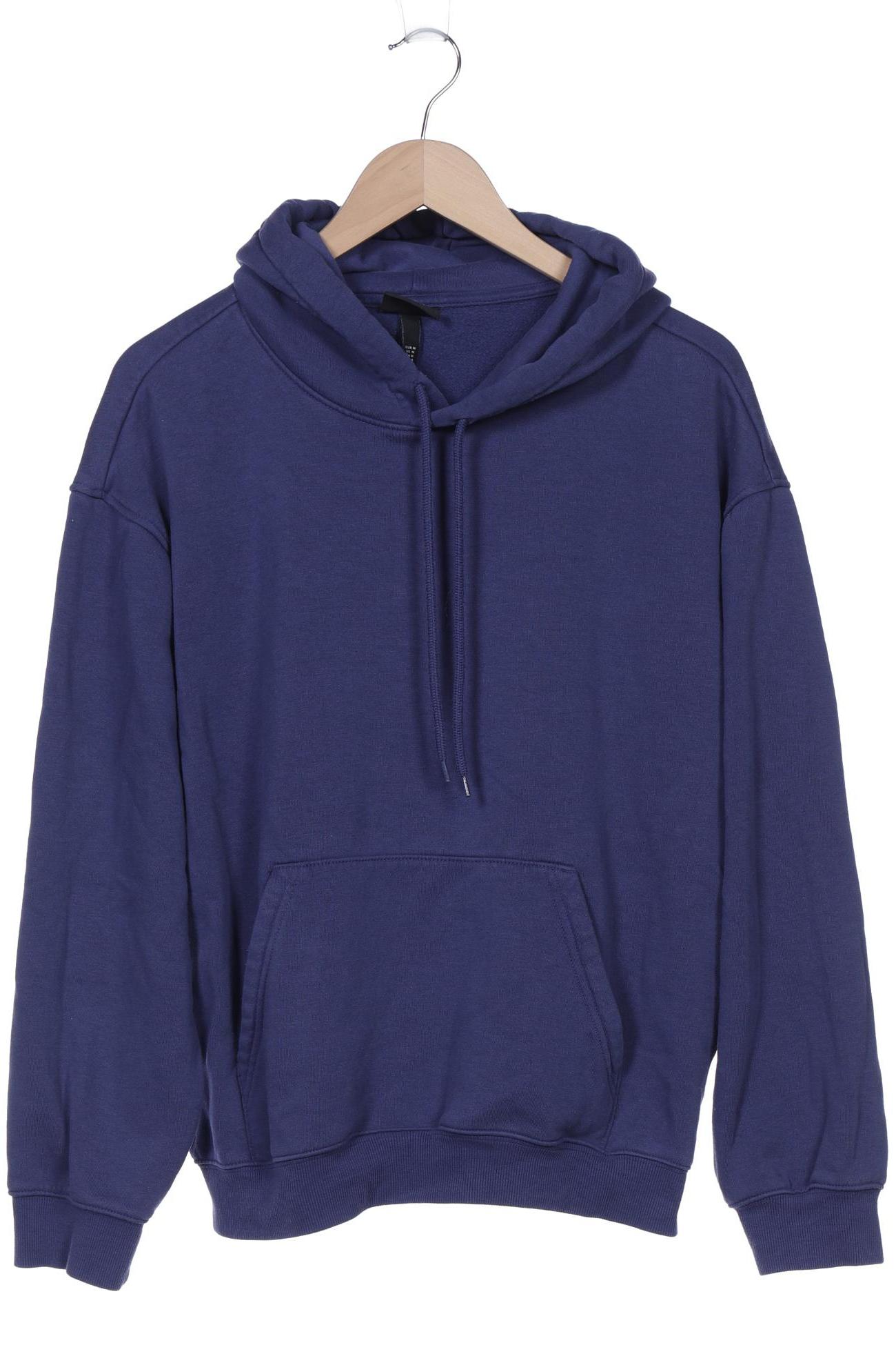

H&M Herren Kapuzenpullover, blau, Gr. 48