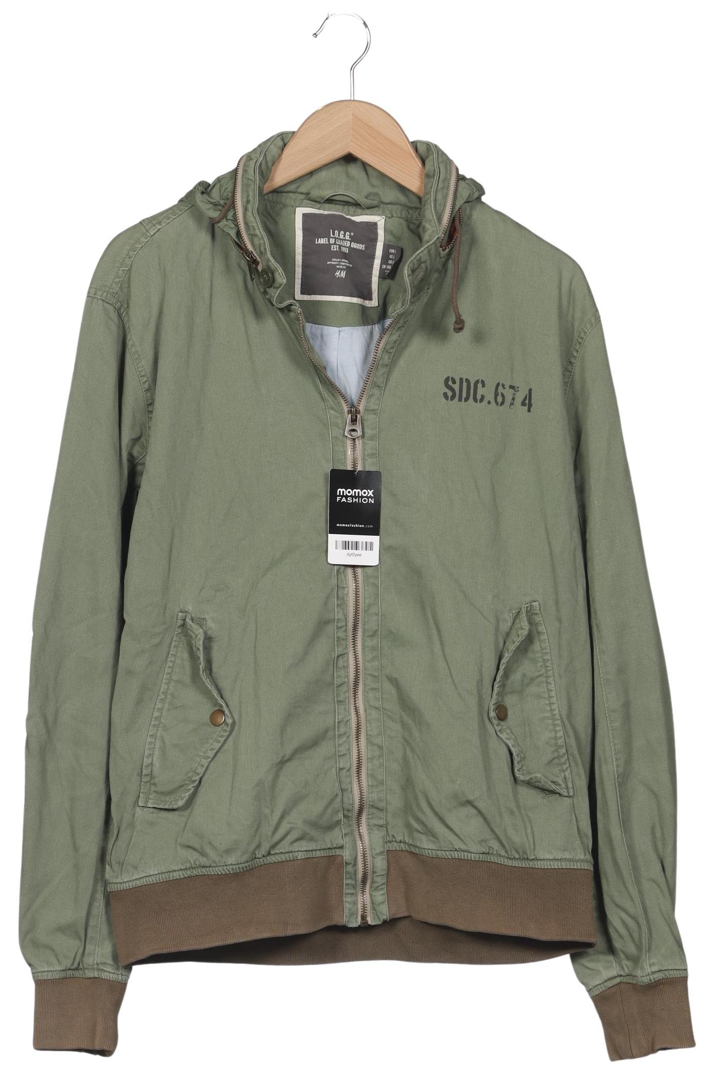 

H&M Herren Jacke, grün, Gr. 52