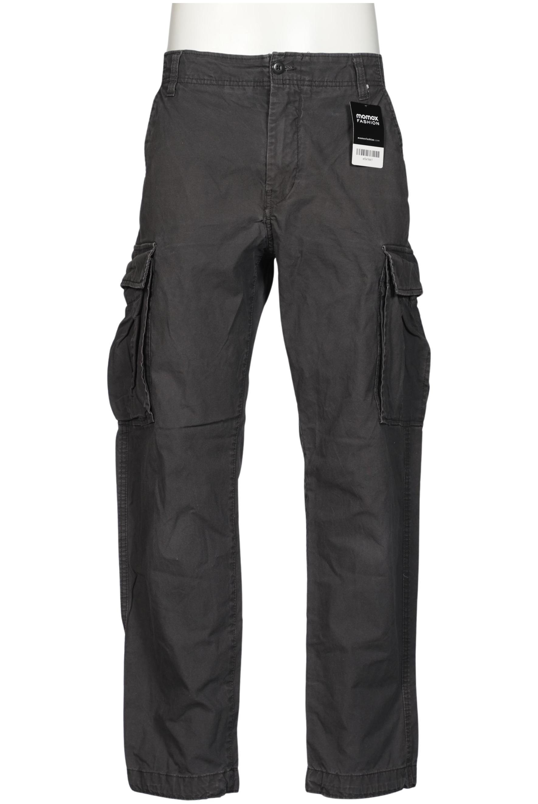 

H&M Herren Stoffhose, grau, Gr. 33