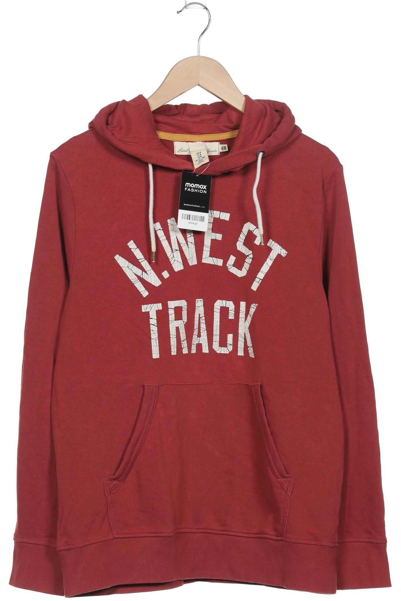 

H&M Herren Kapuzenpullover, bordeaux, Gr. 48
