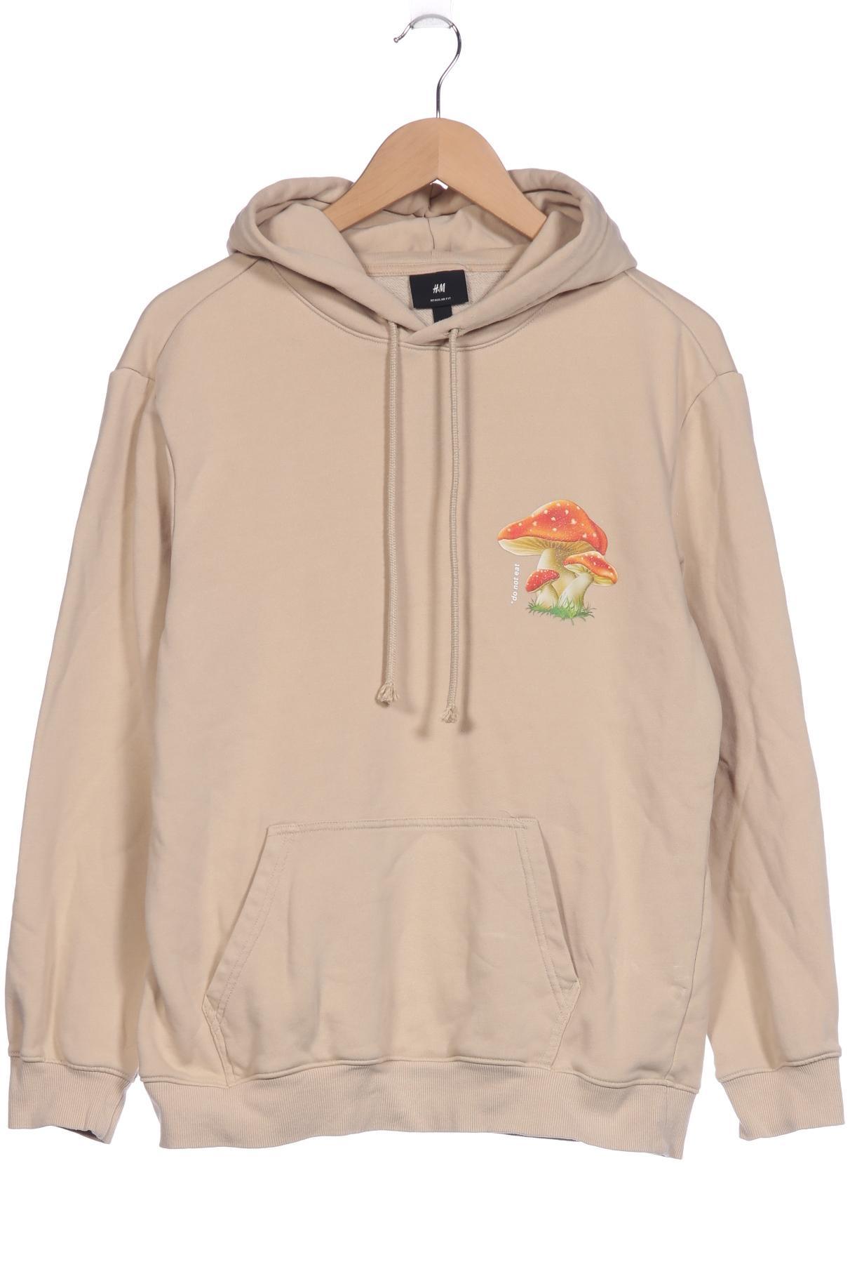 

H&M Herren Kapuzenpullover, beige, Gr. 48
