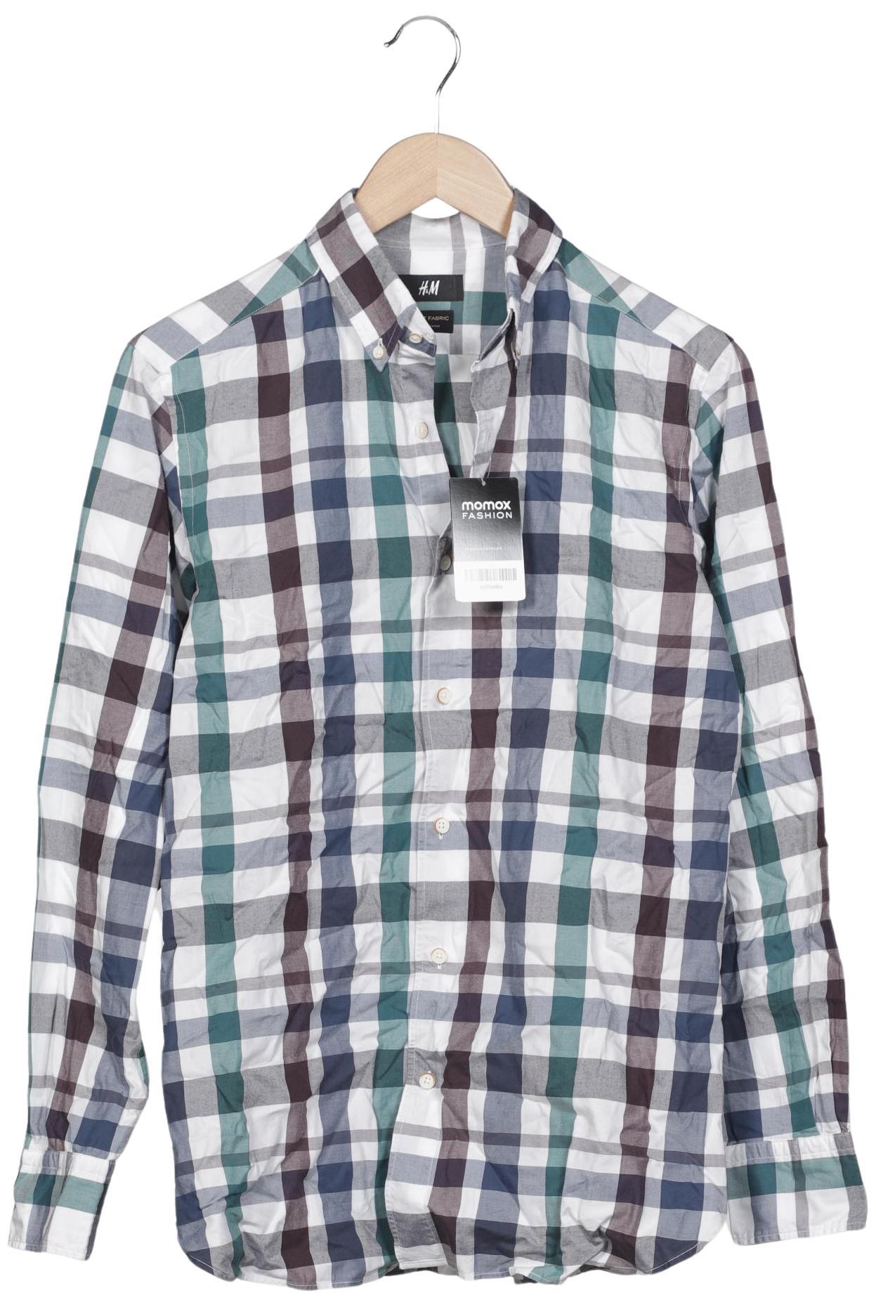 

H&M Herren Hemd, mehrfarbig, Gr. 46