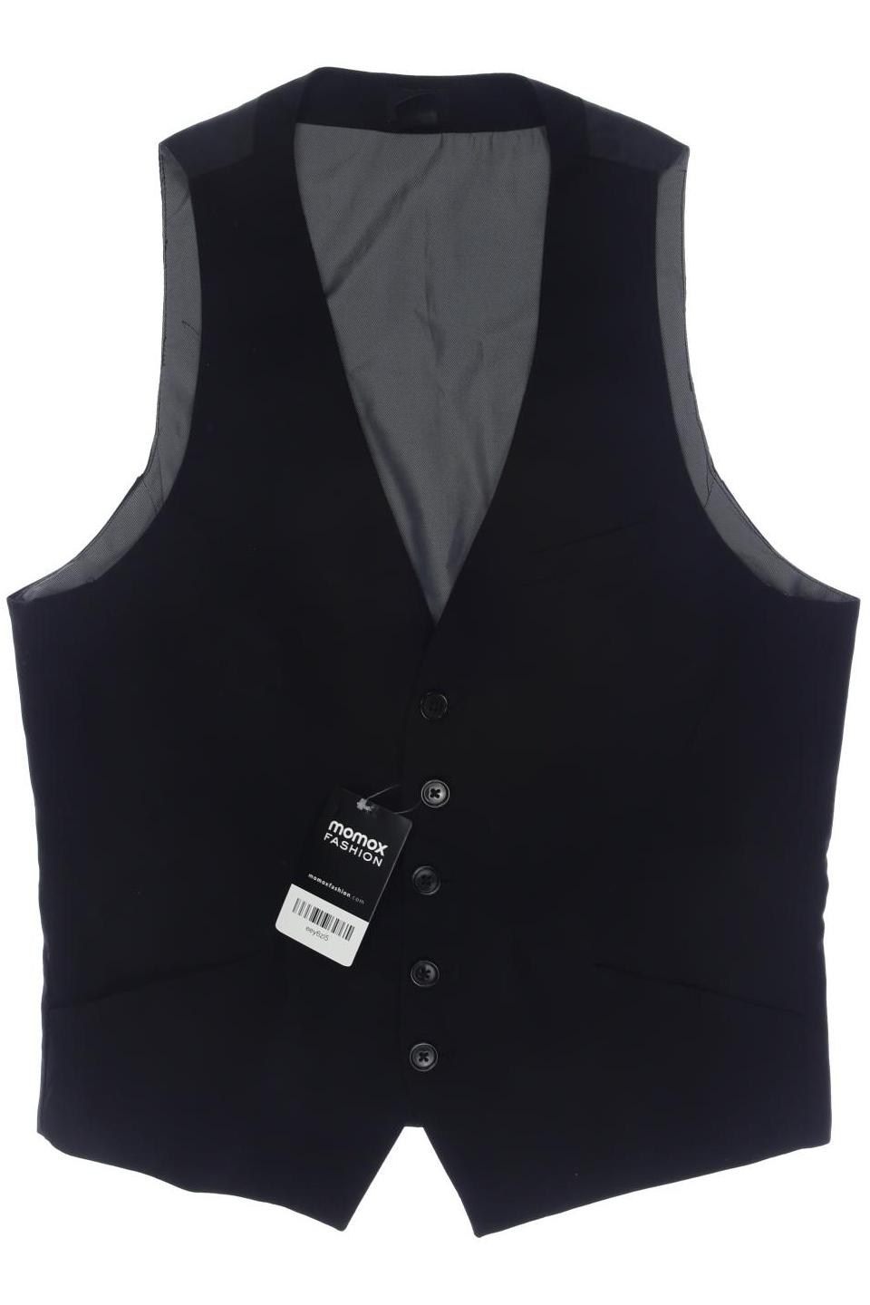

H&M Herren Weste, schwarz, Gr. 46