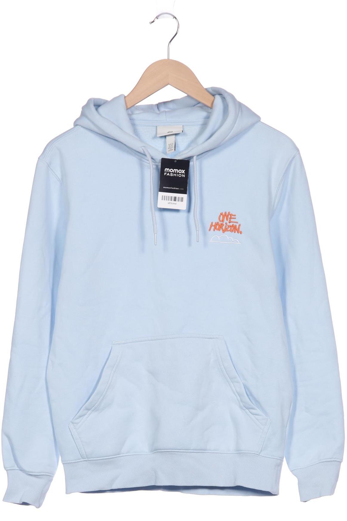 

H&M Herren Kapuzenpullover, hellblau, Gr. 44
