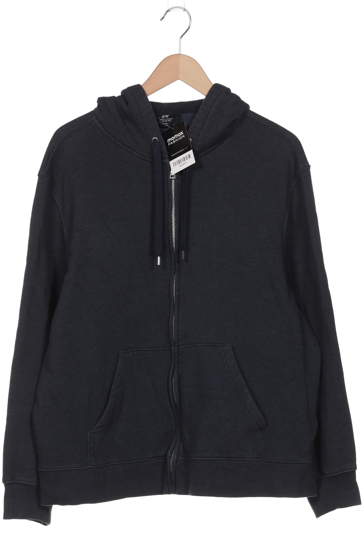 

H&M Herren Kapuzenpullover, marineblau, Gr. 56