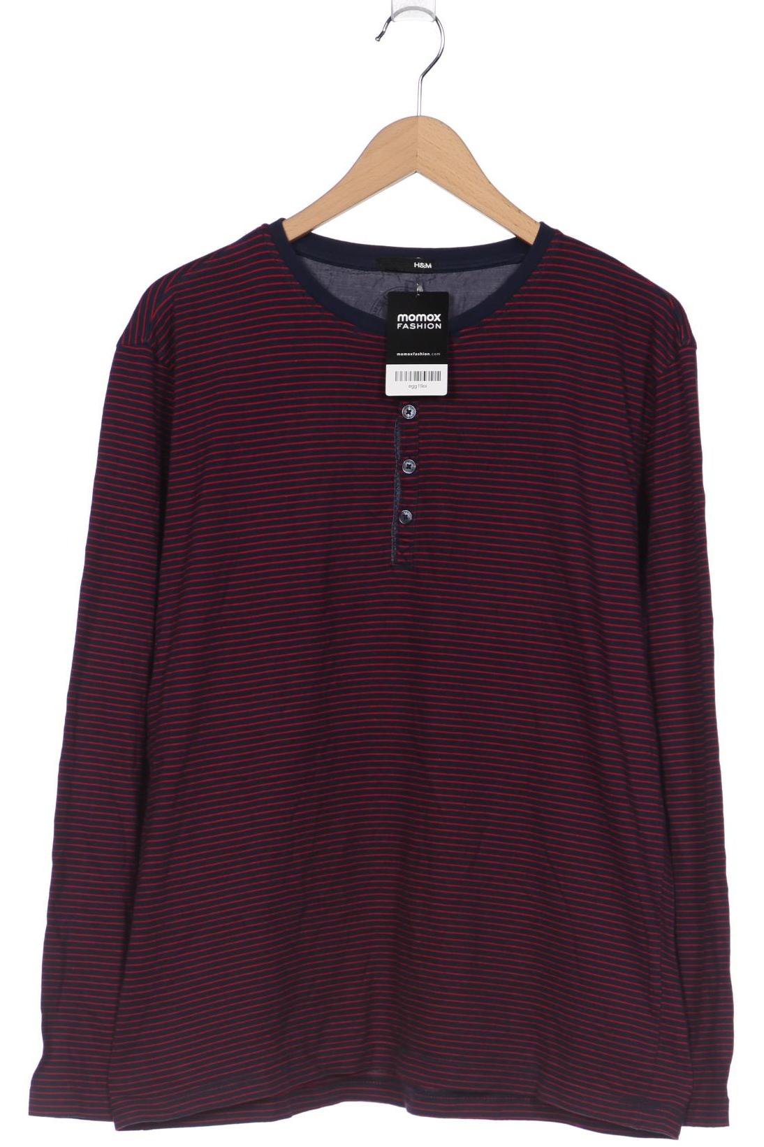 

H&M Herren Langarmshirt, marineblau