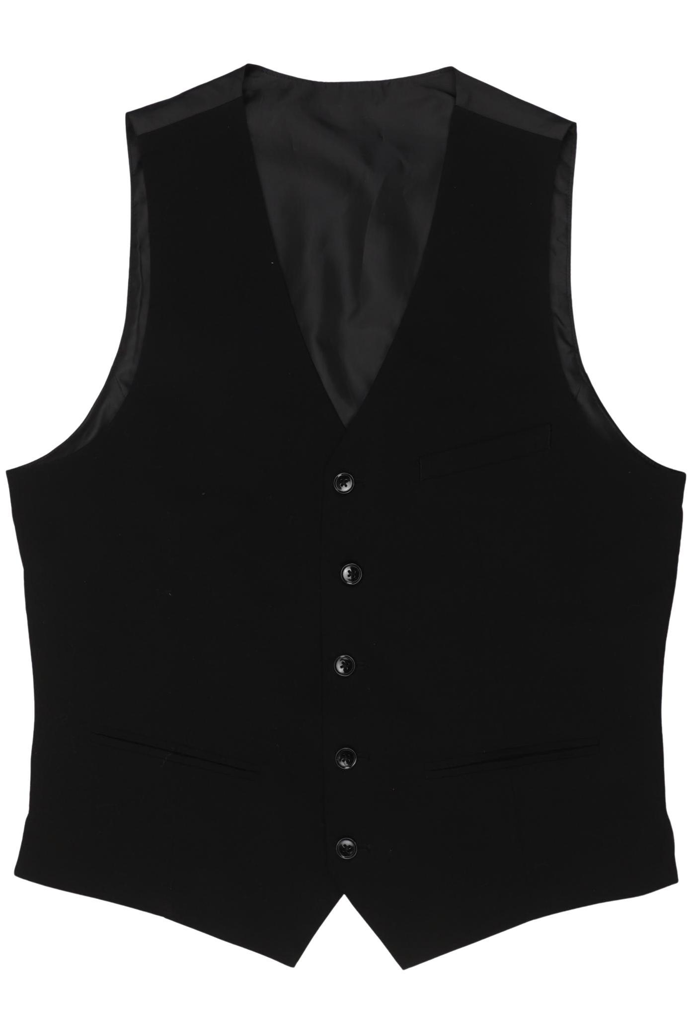 

H&M Herren Weste, schwarz, Gr. 48