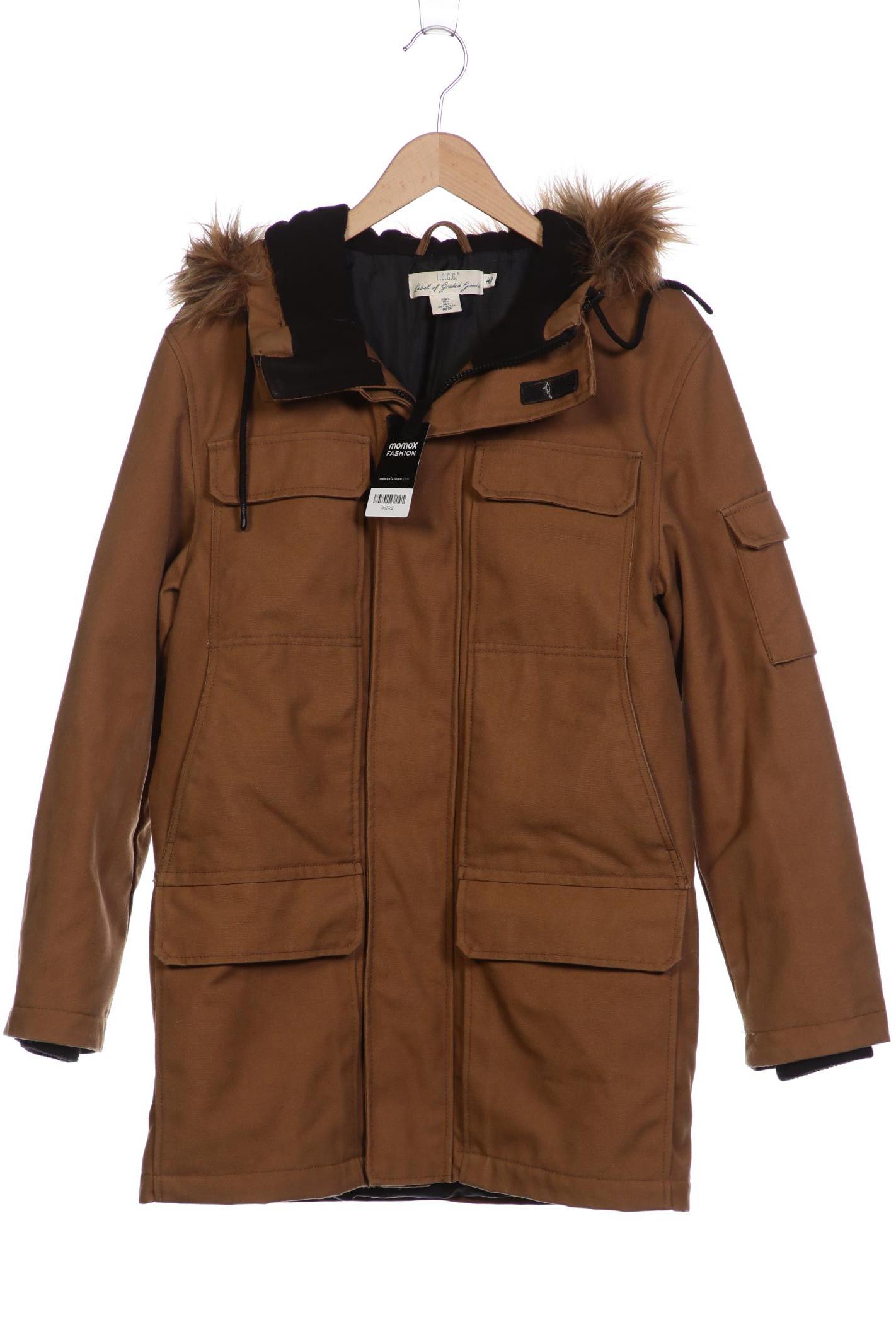 

H&M Herren Mantel, braun, Gr. 46
