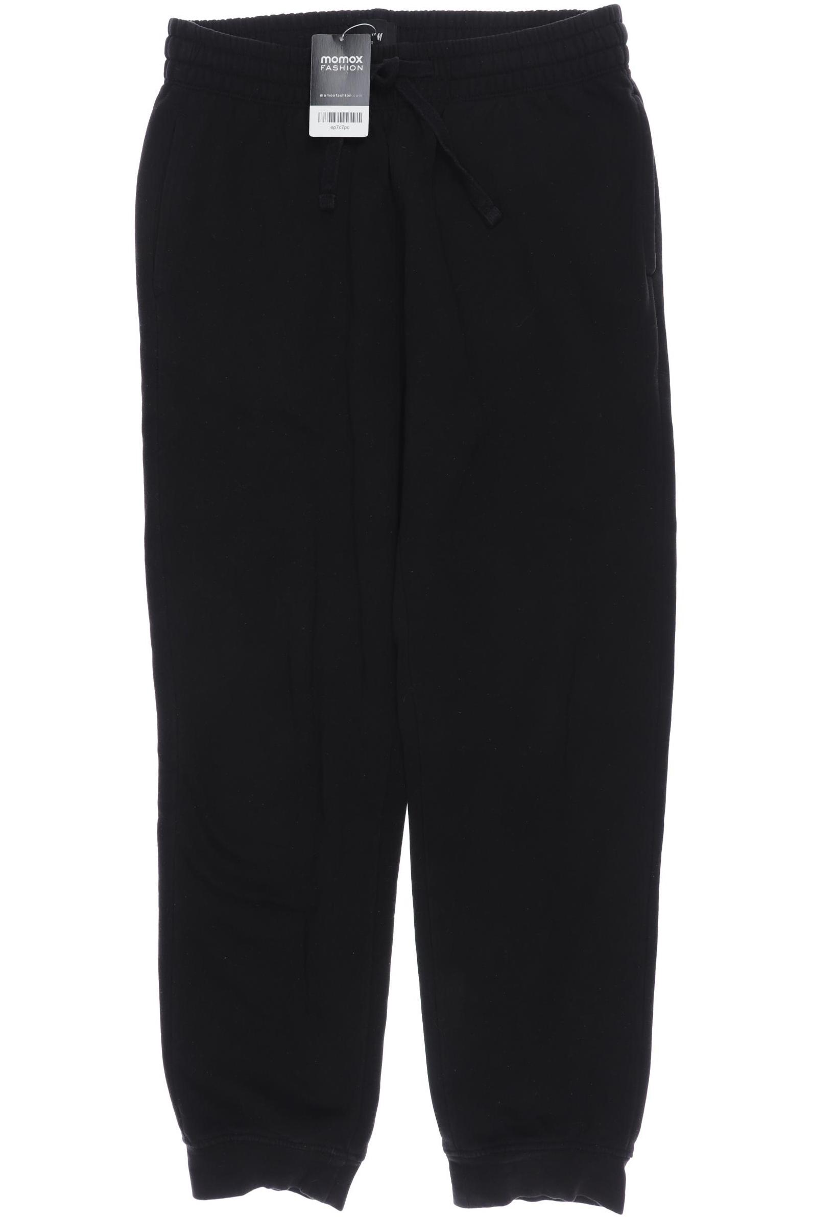

H&M Herren Stoffhose, schwarz, Gr. 0