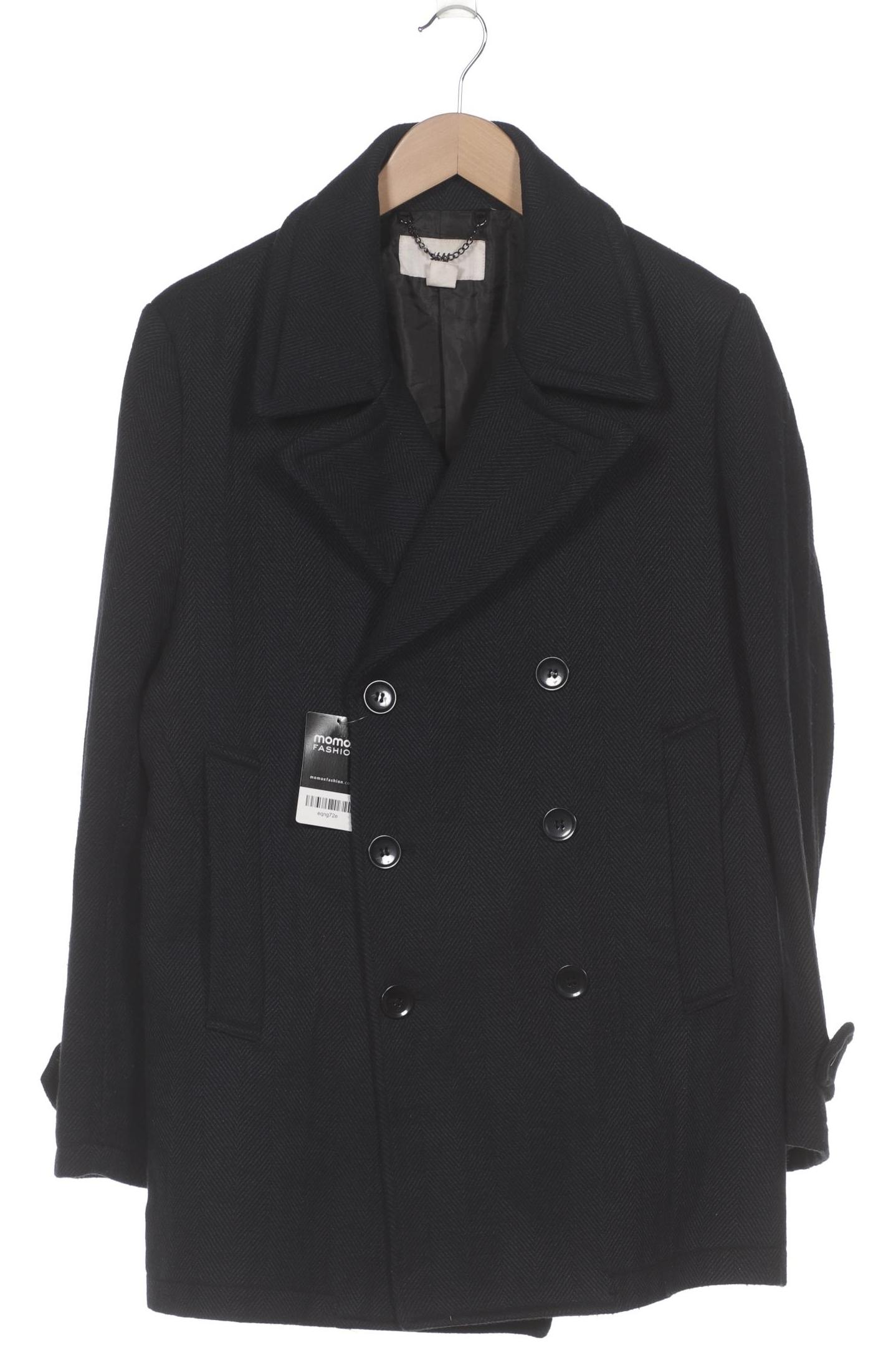 

H&M Herren Mantel, marineblau, Gr. 50