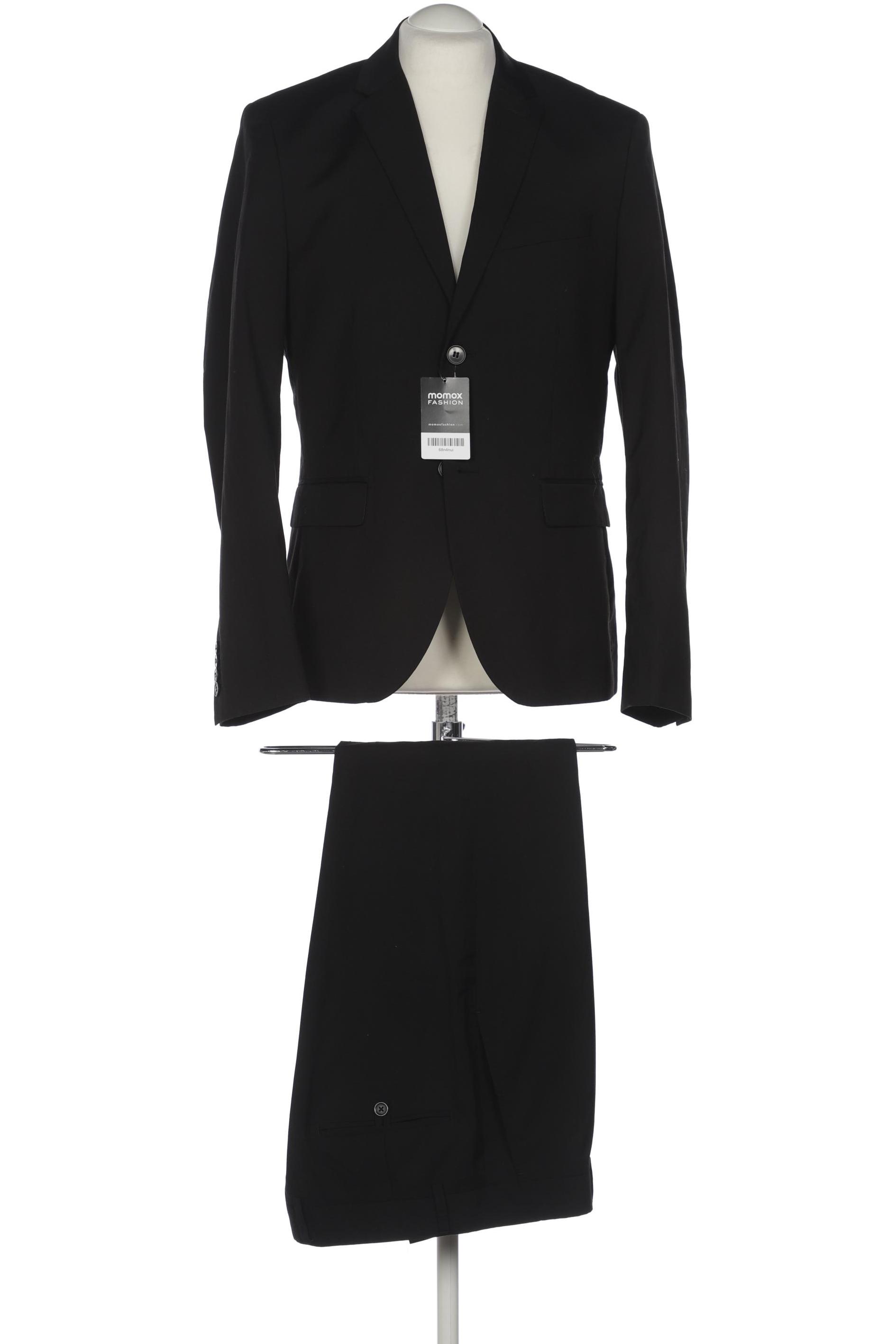 

H&M Herren Anzug, schwarz, Gr. 50