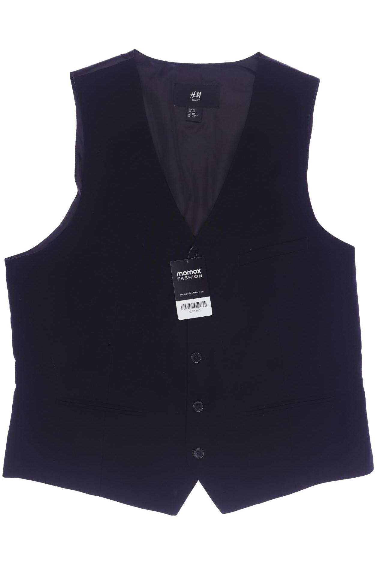 

H&M Herren Weste, schwarz, Gr. 56