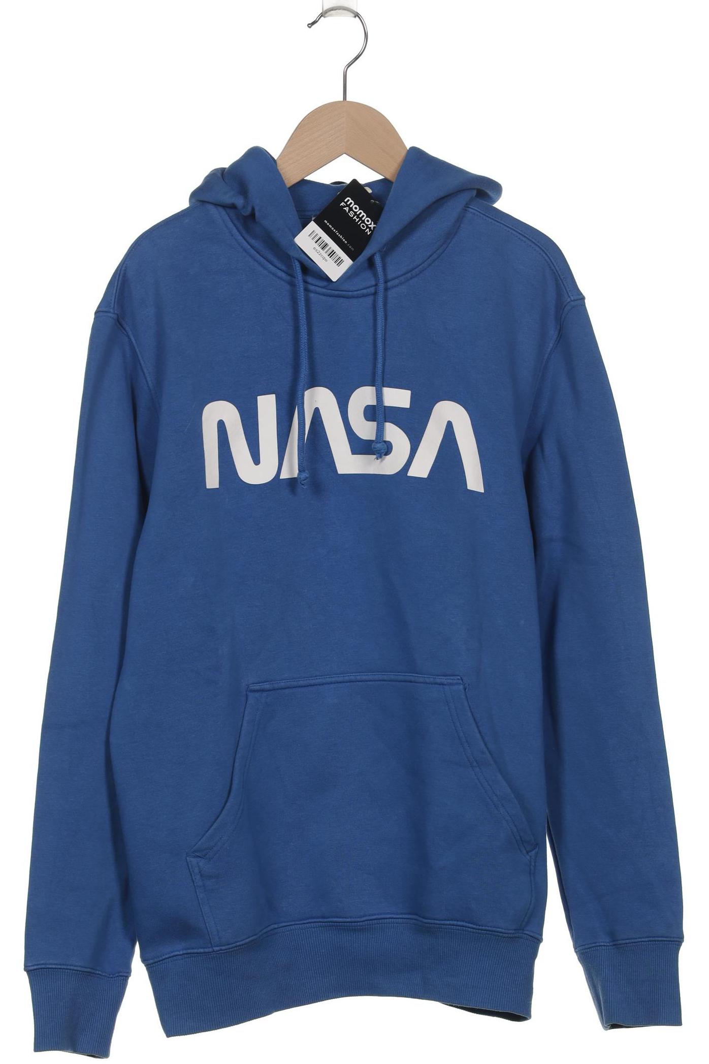 

H&M Herren Kapuzenpullover, blau, Gr. 46