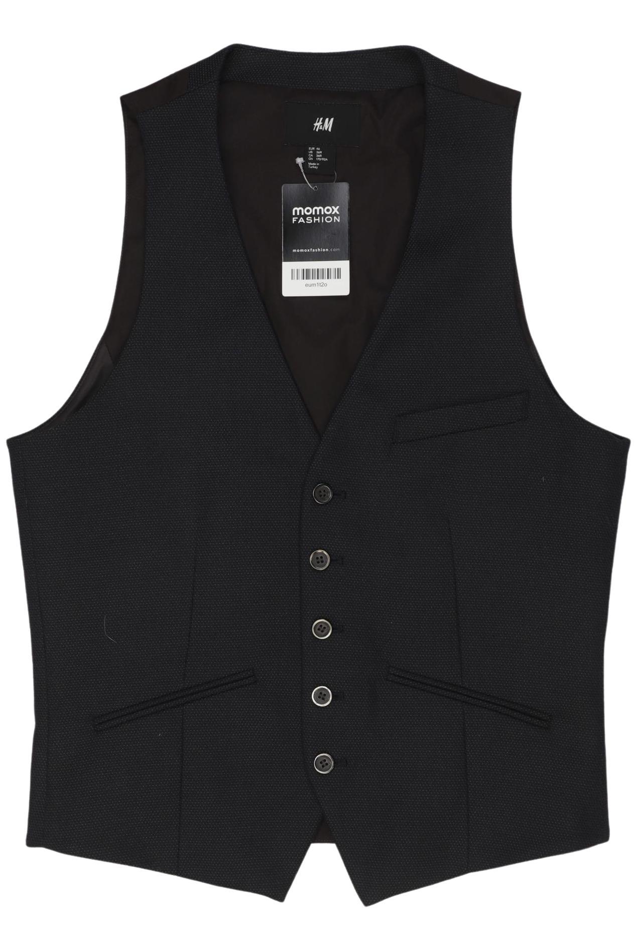 

H&M Herren Weste, marineblau, Gr. 46