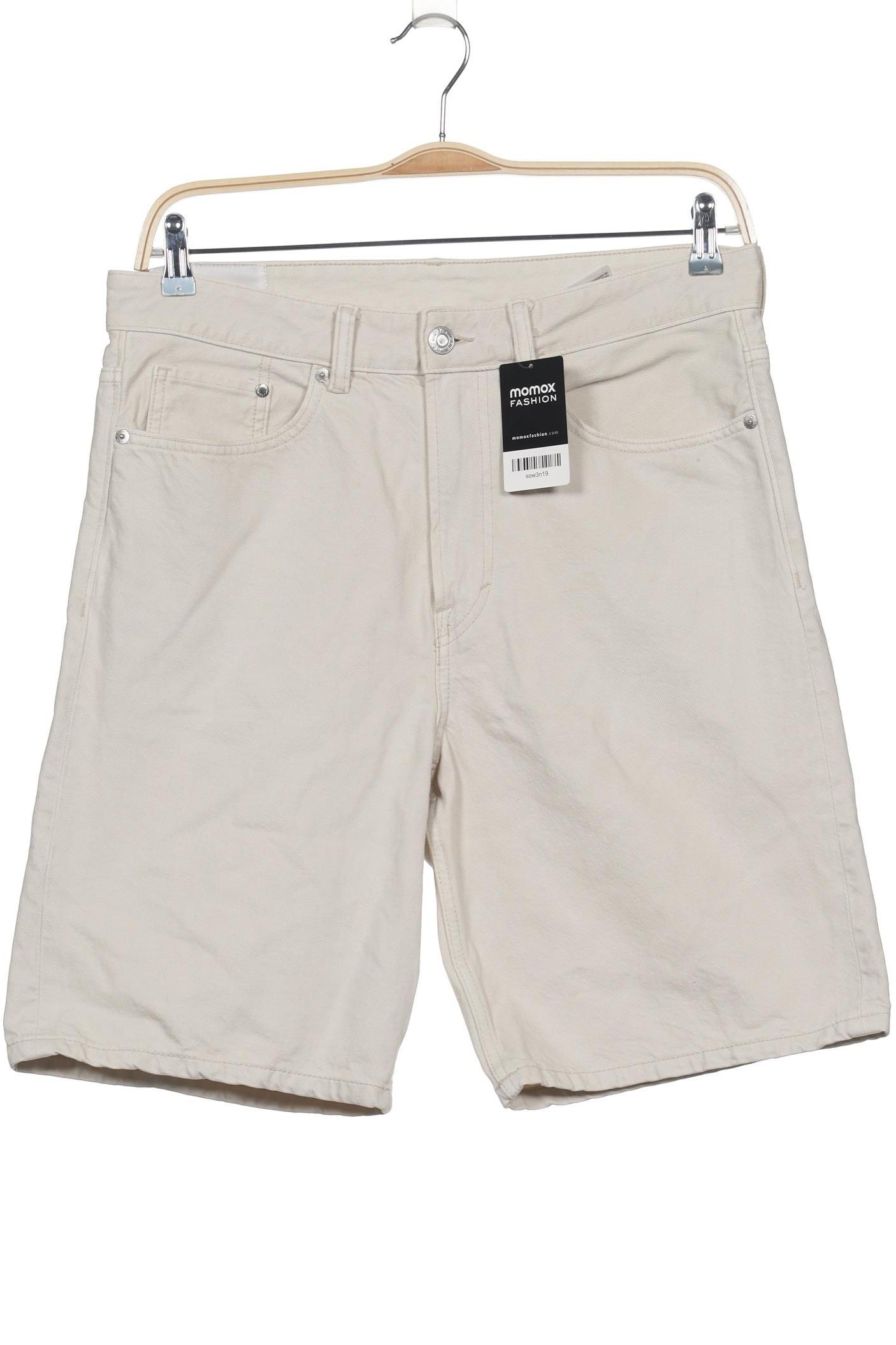 Thumbnail - H&amp;M Herren Shorts, cremeweiß, Gr. 32