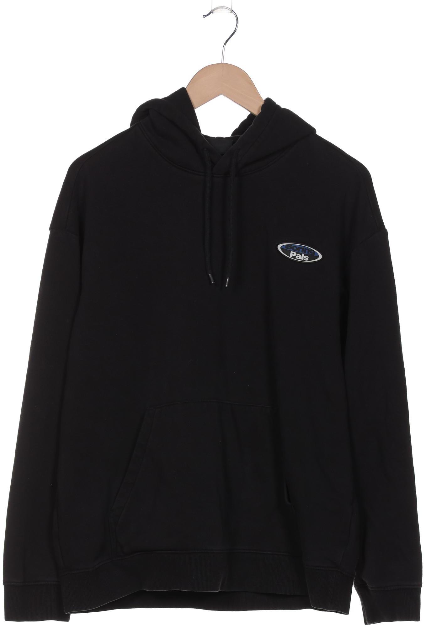 

H&M Herren Kapuzenpullover, schwarz, Gr. 48