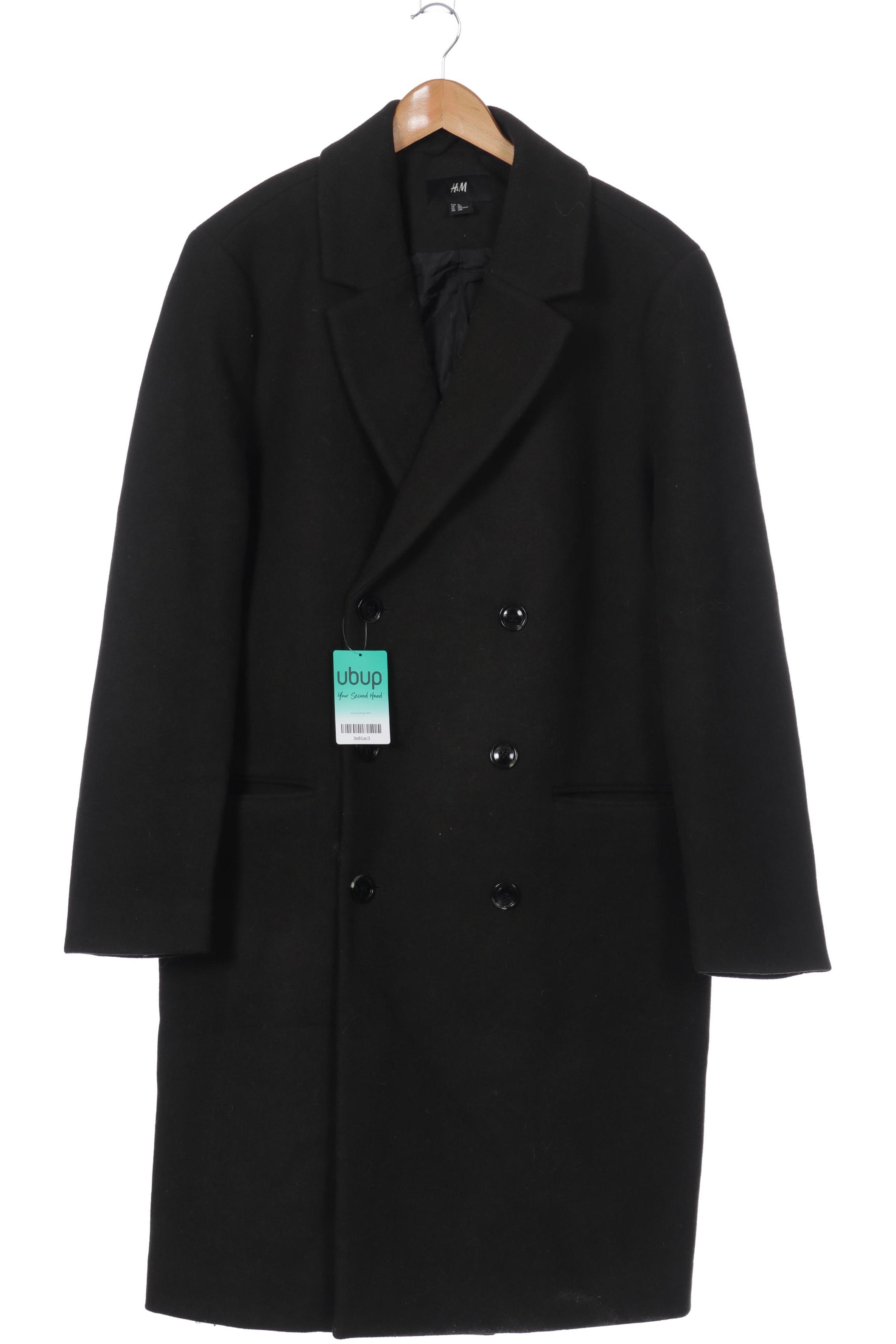 

H&M Herren Mantel, grün, Gr. 52