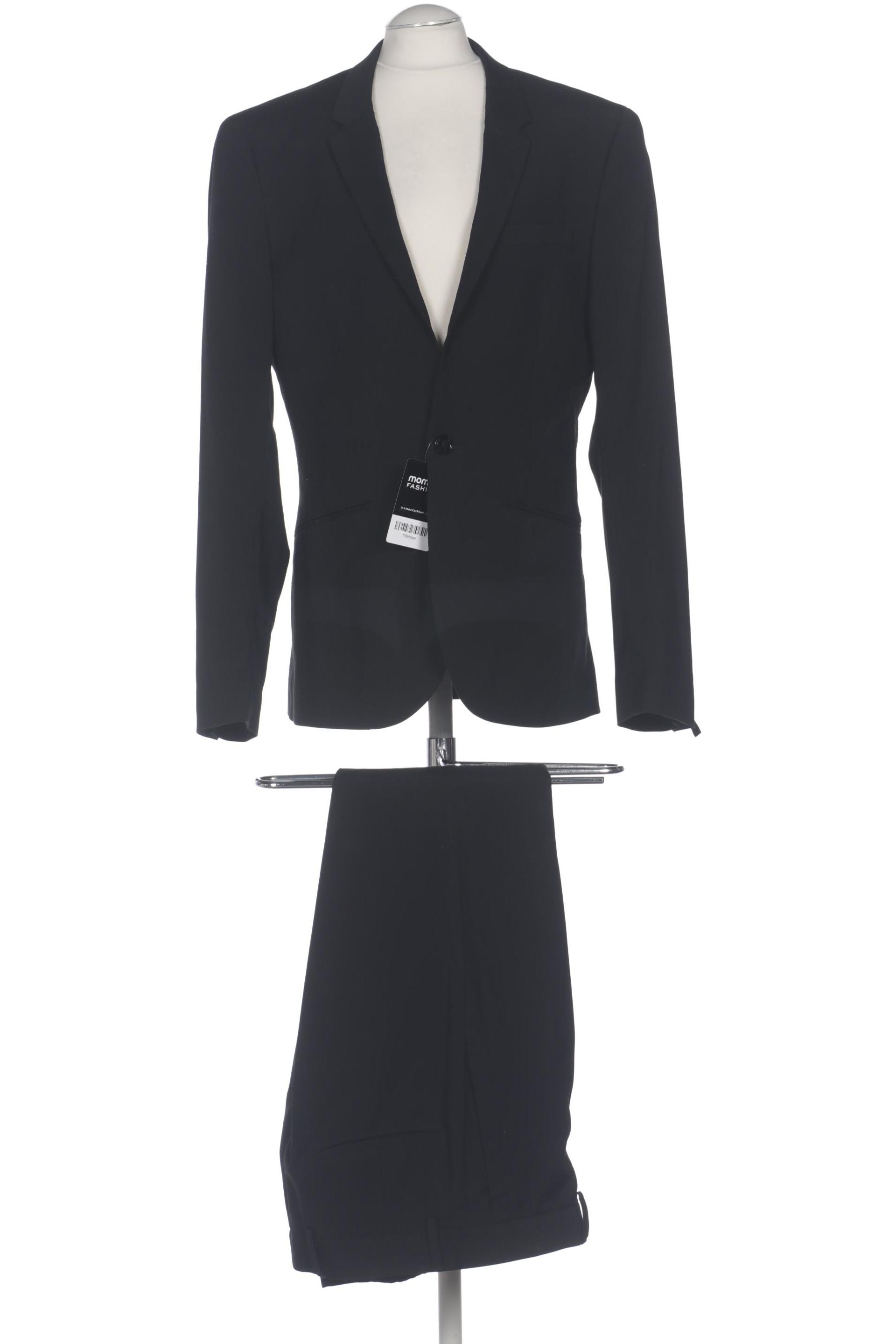 

H&M Herren Anzug, schwarz, Gr. 44