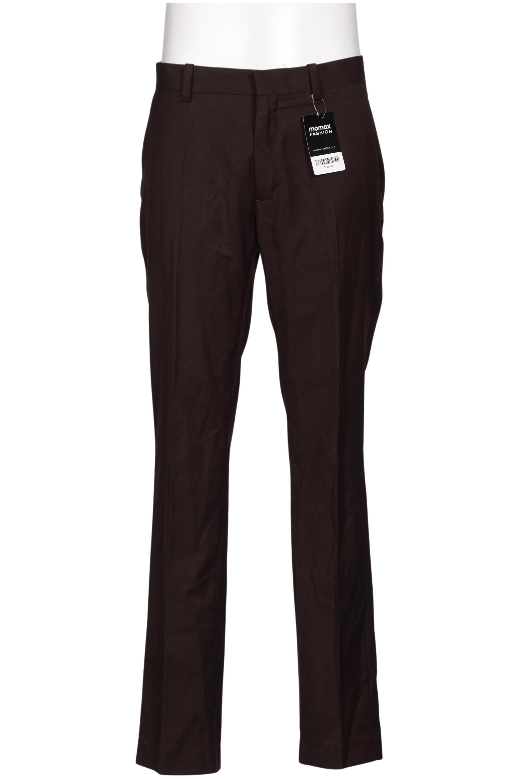 

H&M Herren Stoffhose, braun, Gr. 48