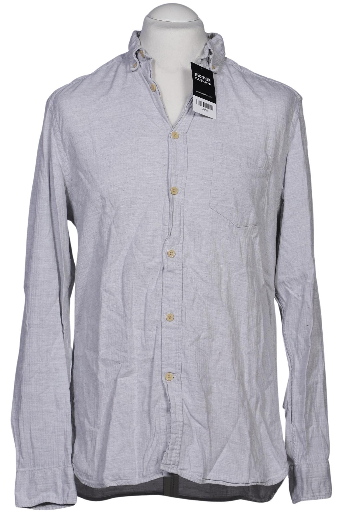 

H&M Herren Hemd, grau, Gr. 48