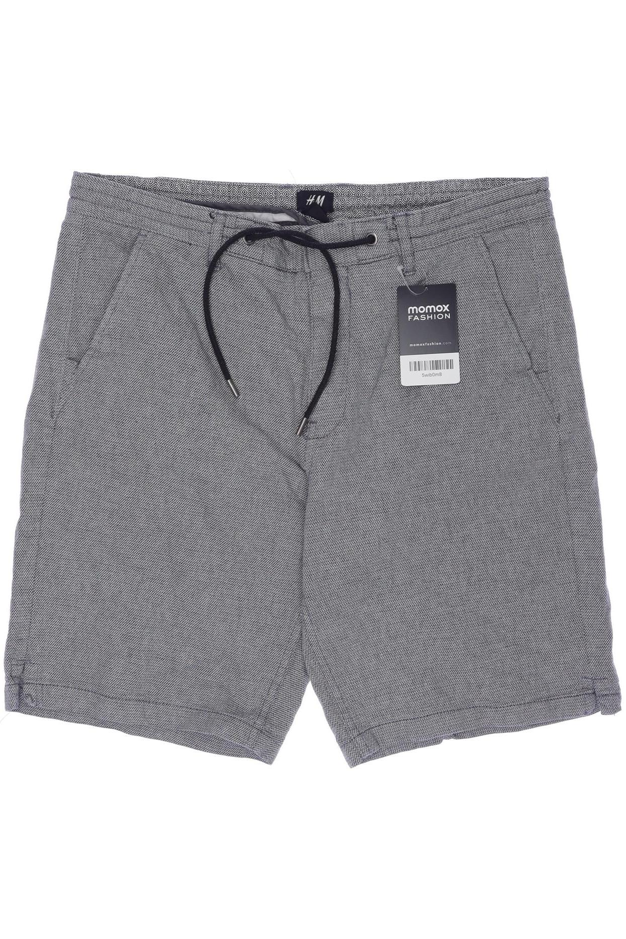 

H&M Herren Shorts, grau, Gr. 34