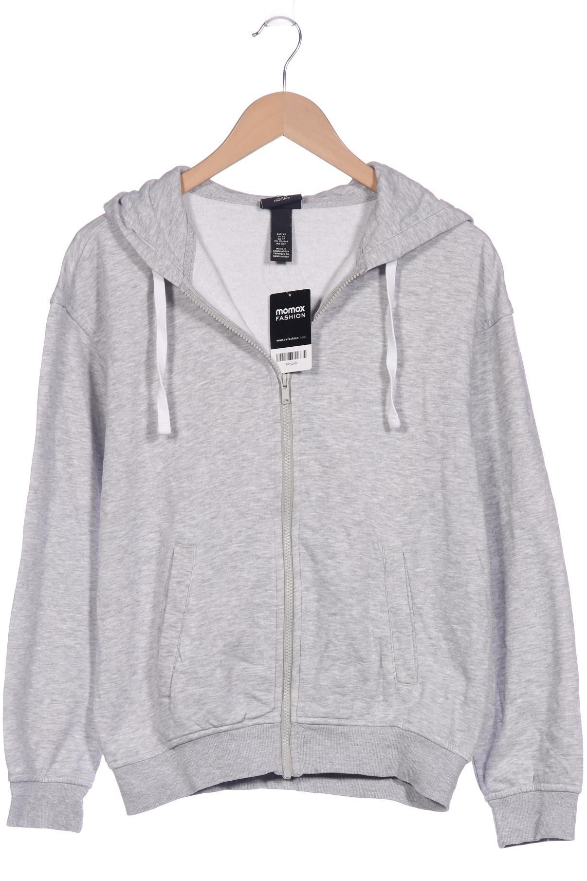 

H&M Herren Kapuzenpullover, grau, Gr. 44