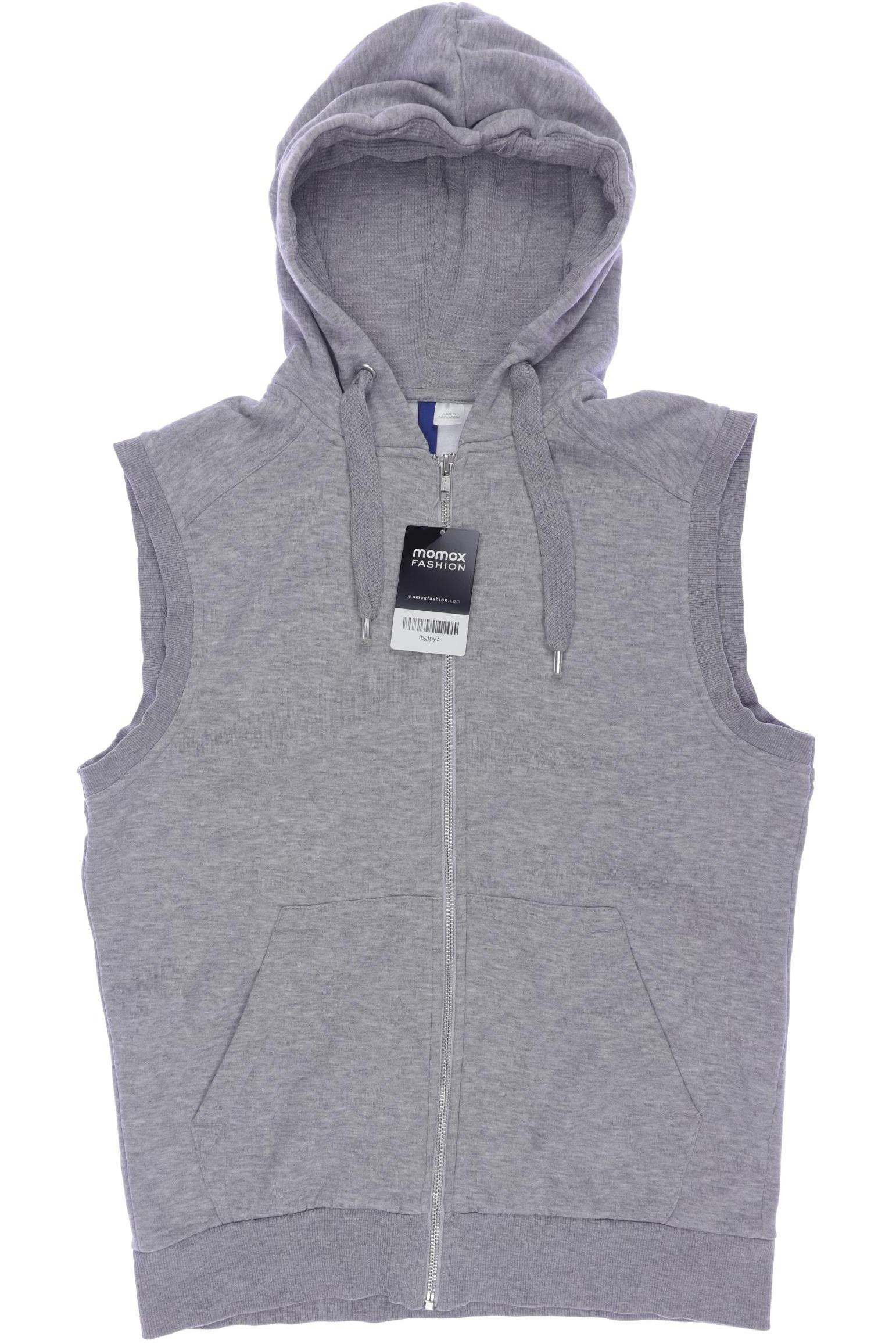 

H&M Herren Kapuzenpullover, grau, Gr. 46