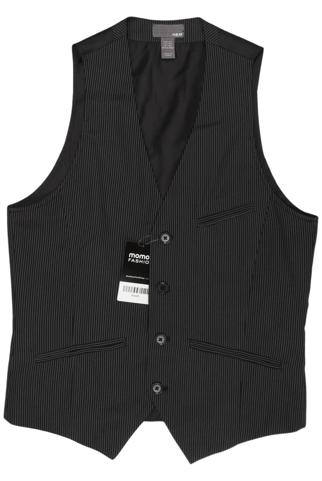 

H&M Herren Weste, schwarz, Gr. 44