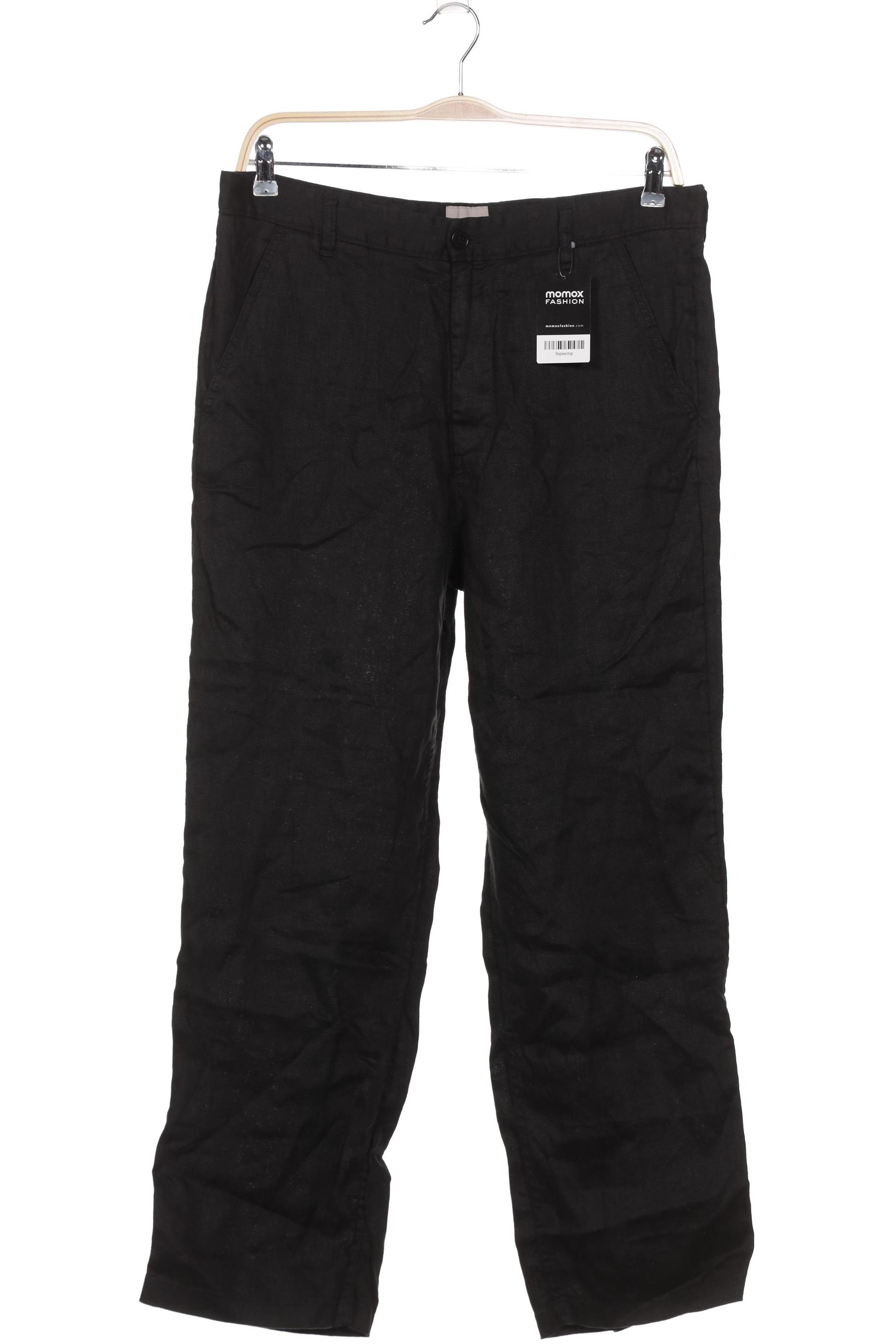 

H&M Herren Stoffhose, schwarz, Gr. 34