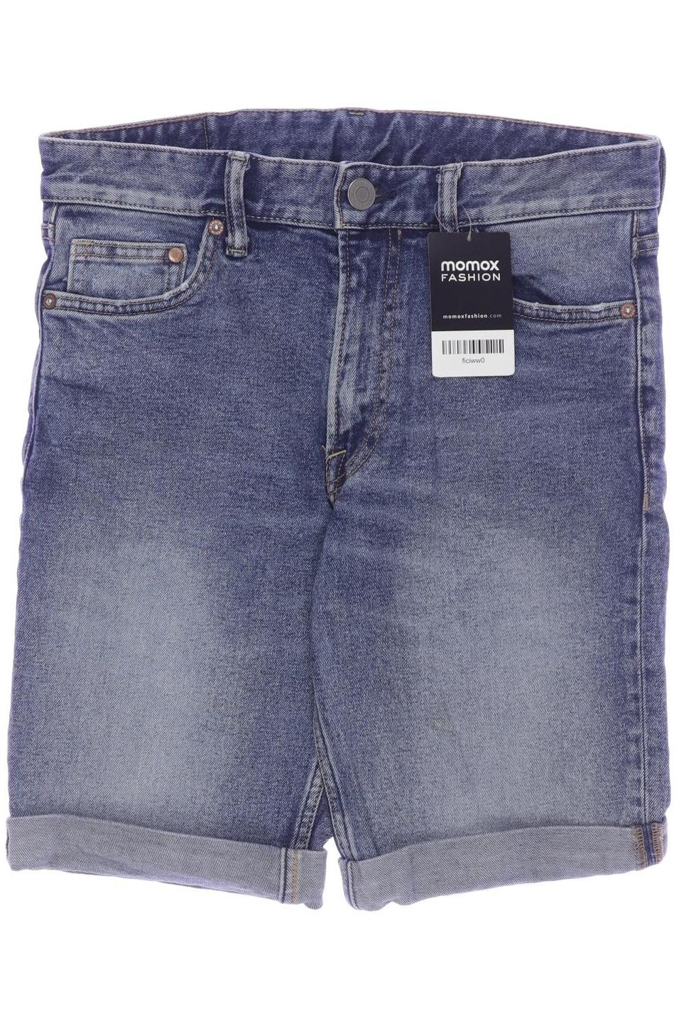 

H&M Herren Shorts, blau, Gr. 28
