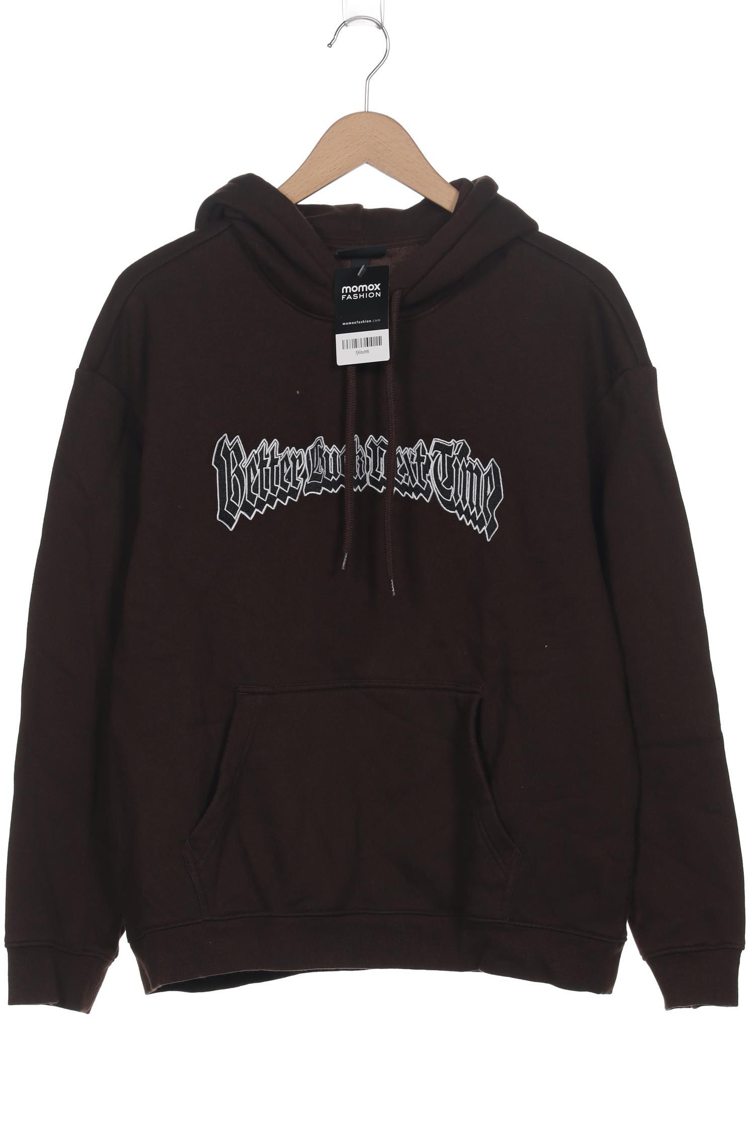 

H&M Herren Kapuzenpullover, braun, Gr. 48