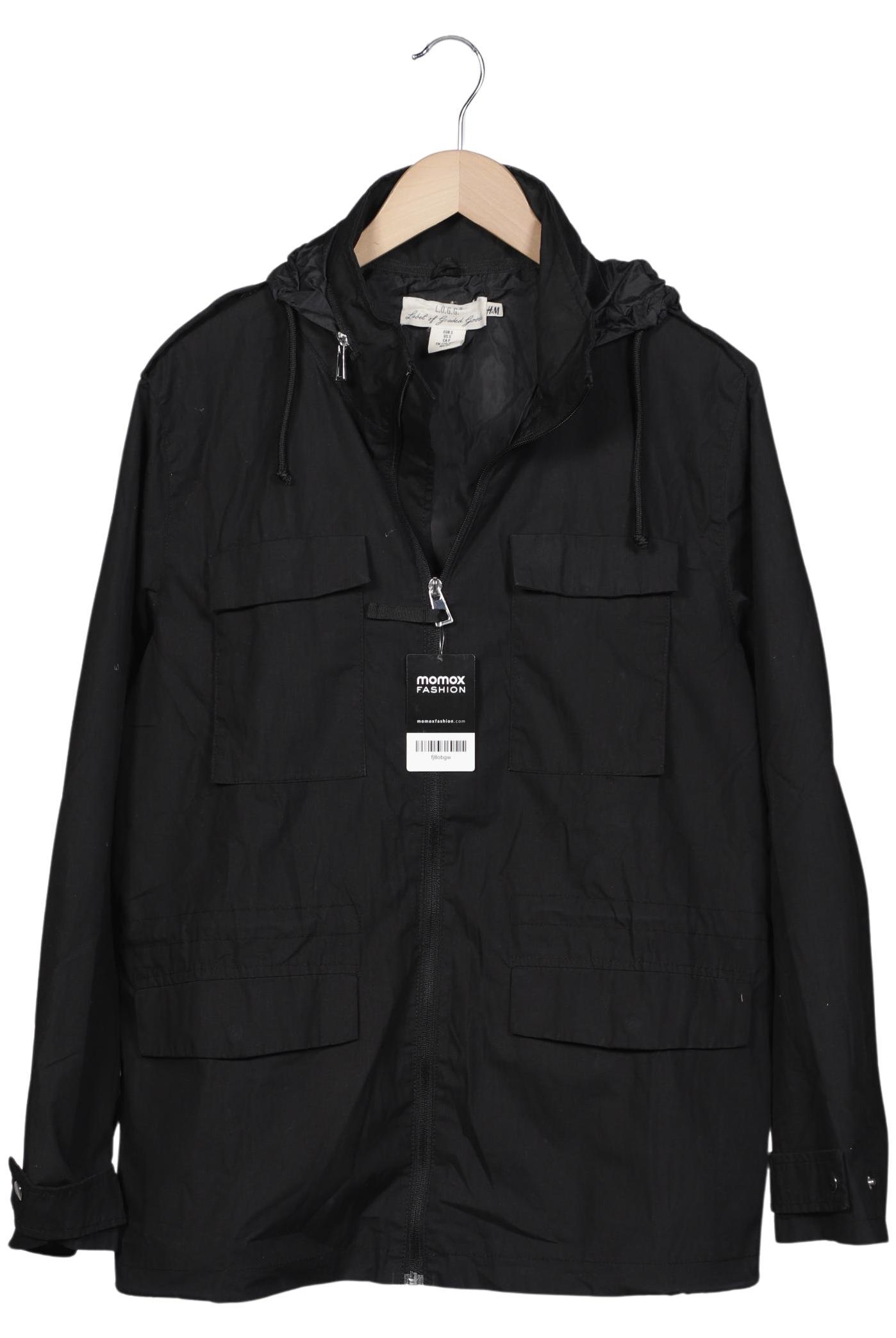

H&M Herren Jacke, schwarz, Gr. 46