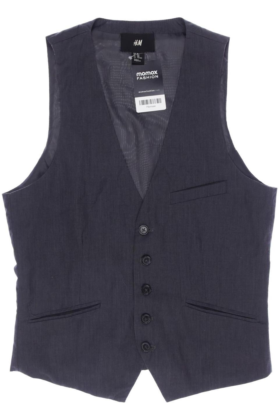 

H&M Herren Weste, grau, Gr. 46