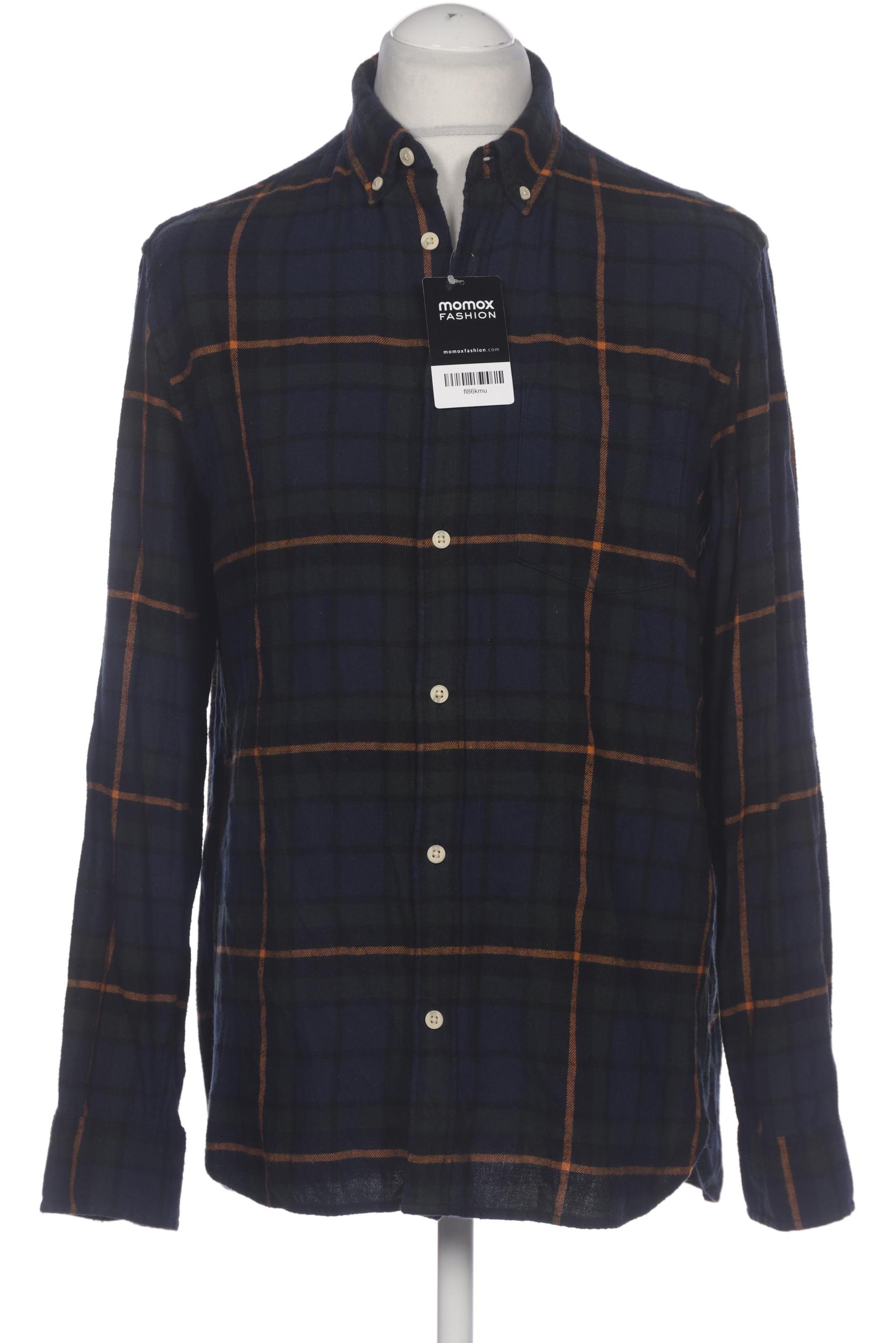

H&M Herren Hemd, marineblau, Gr. 48