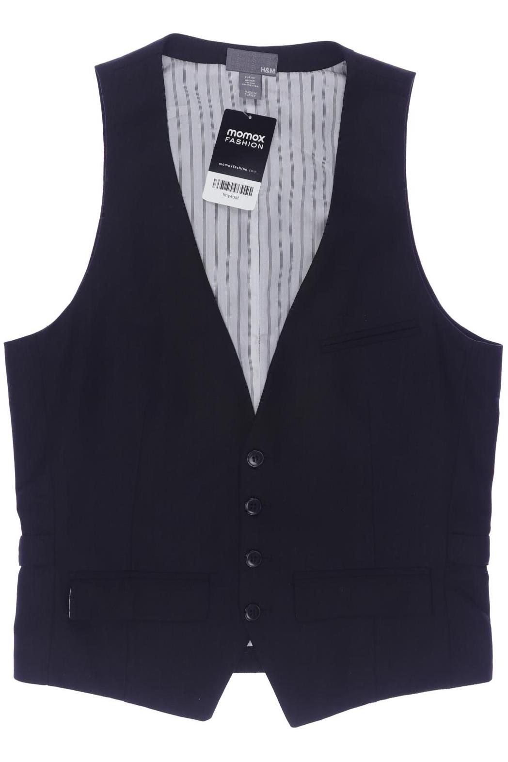 

H&M Herren Weste, schwarz, Gr. 44