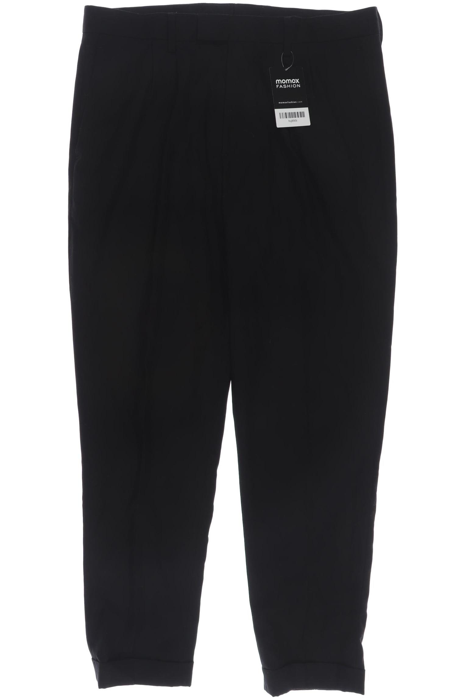 

H&M Herren Stoffhose, schwarz