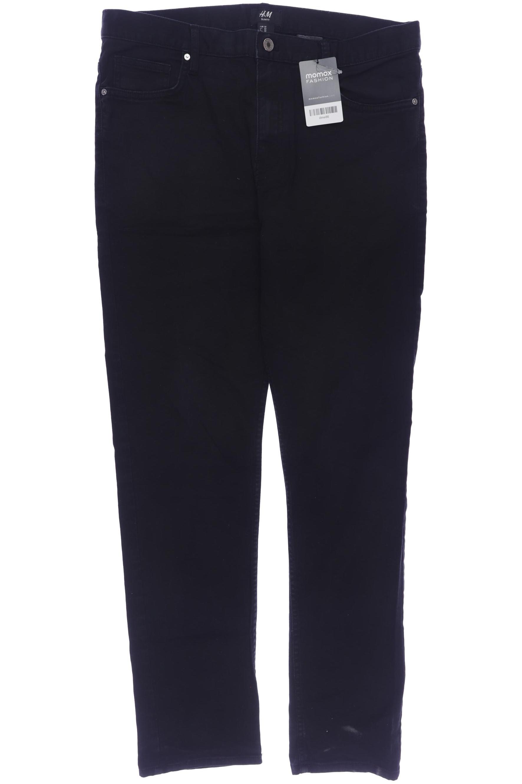

H&M Herren Jeans, schwarz, Gr. 32