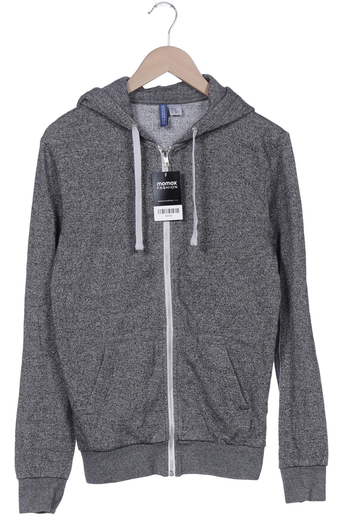 

H&M Herren Kapuzenpullover, grau, Gr. 44