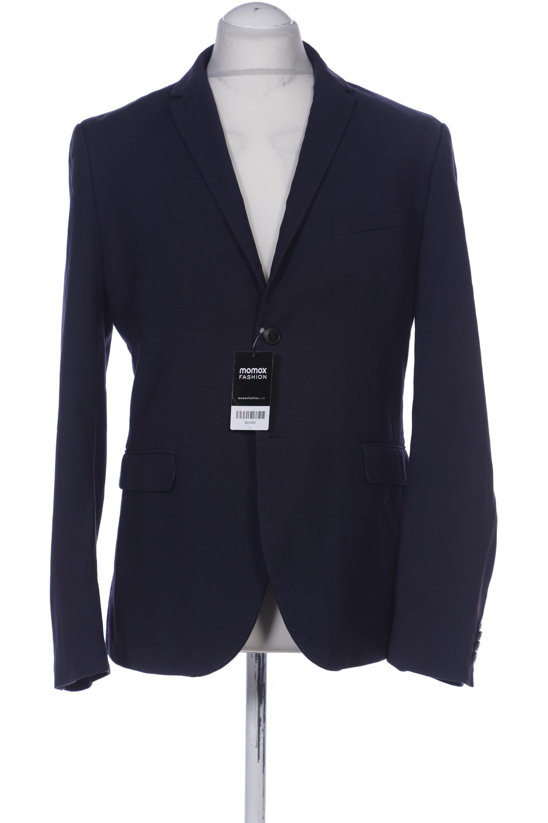 

H&M Herren Sakko, marineblau, Gr. 52