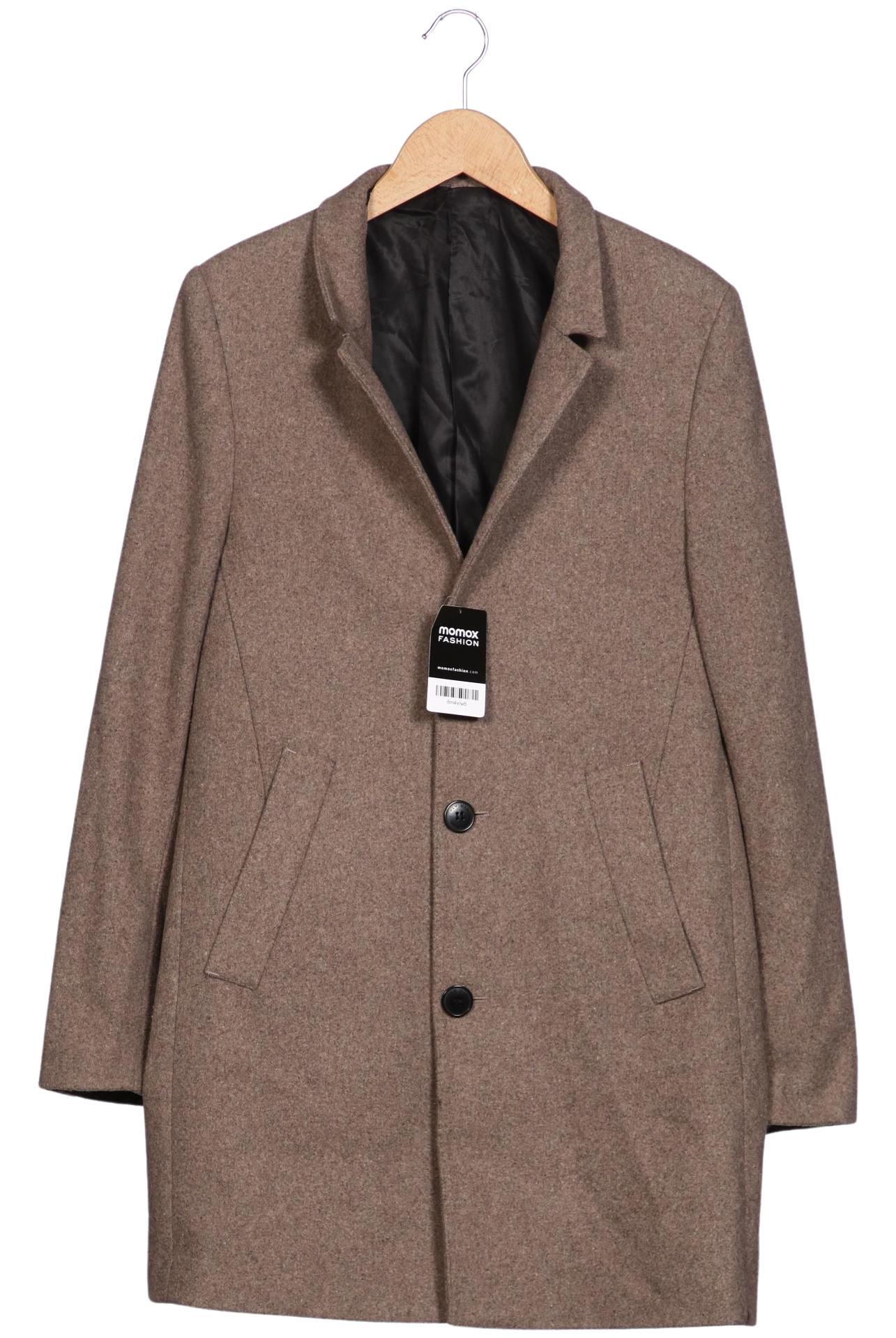 

H&M Herren Mantel, braun, Gr. 46